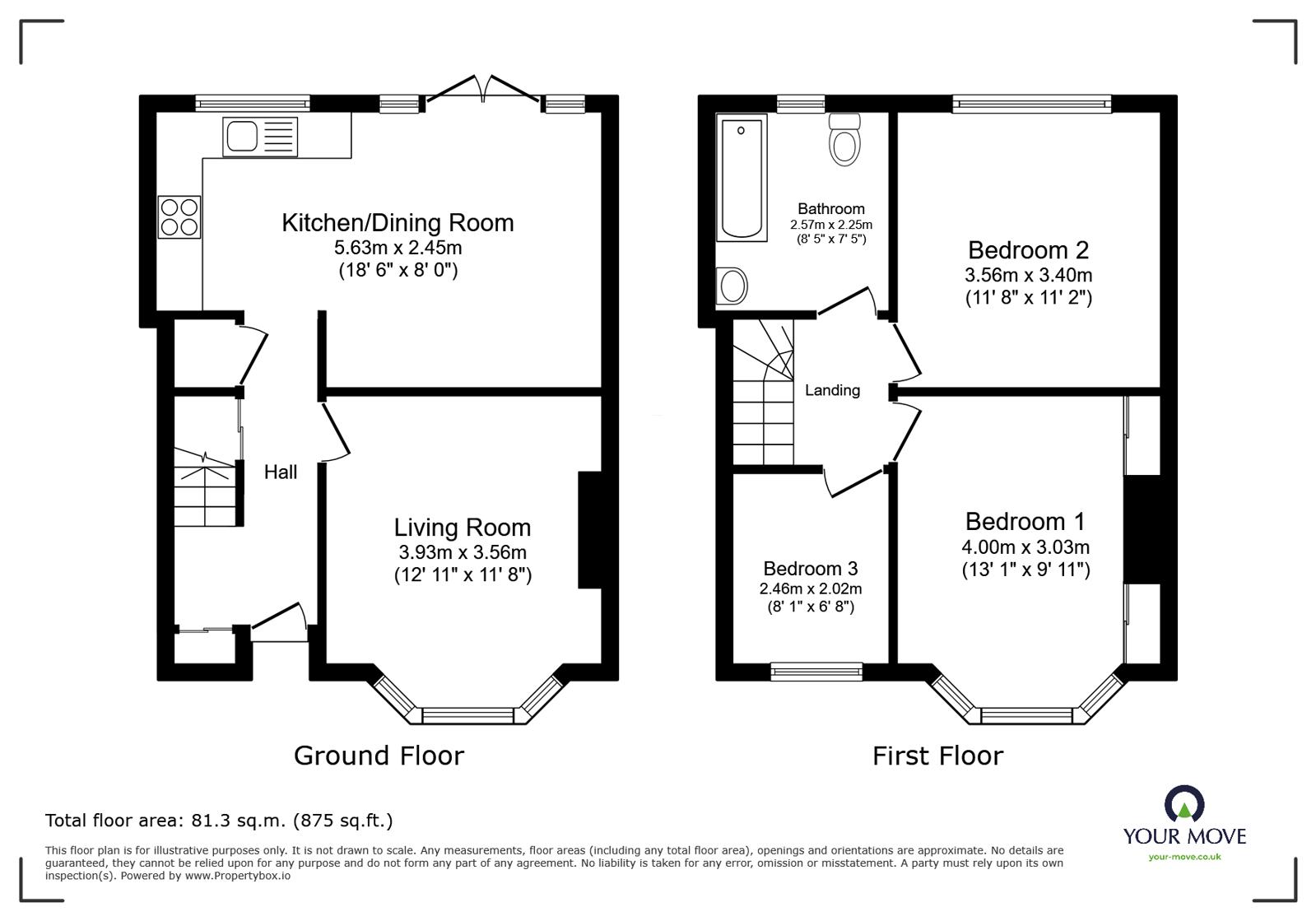 3, Mountfield Road, Hertfordshire floorplan
