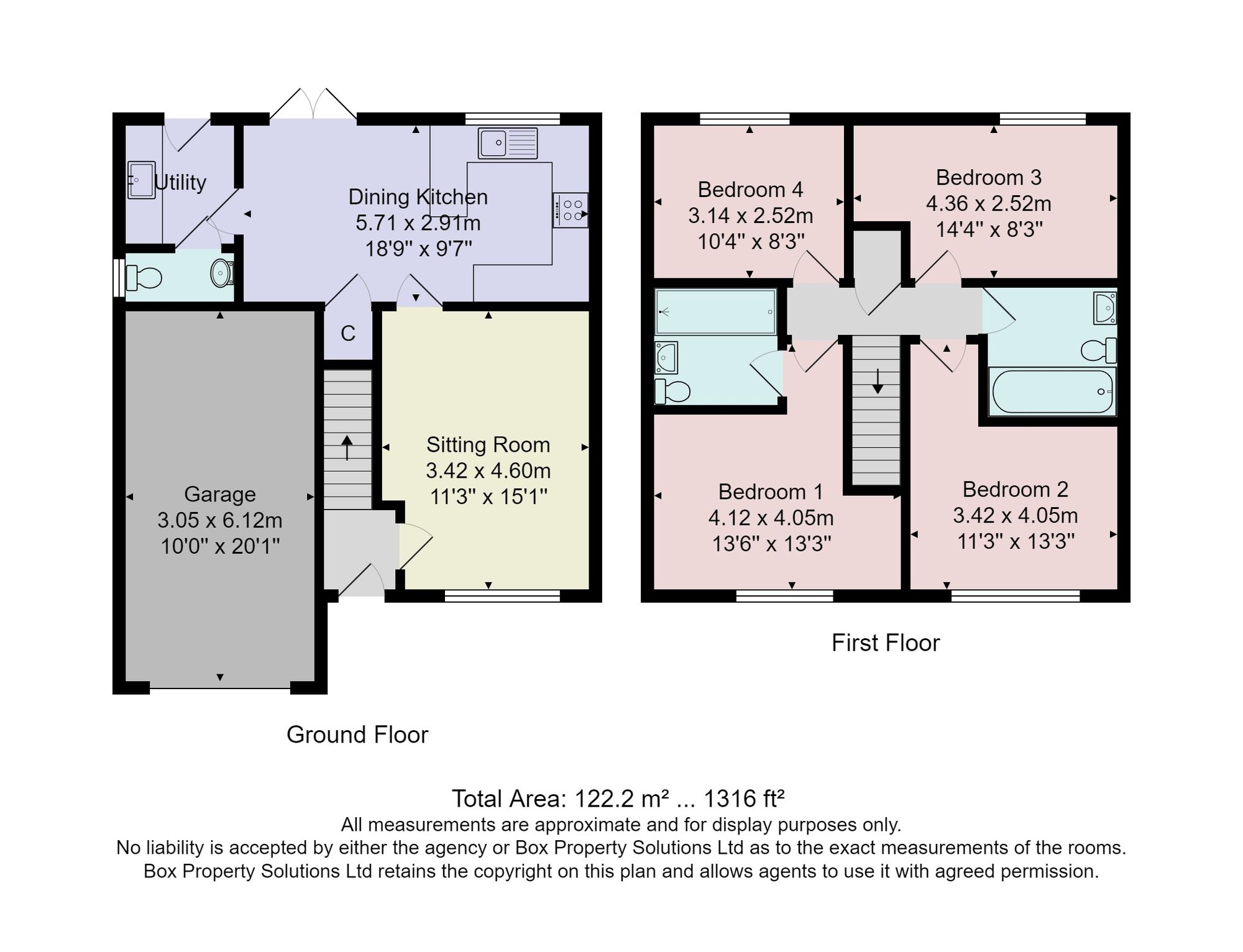 9 Grainbeck Rise, Harrogate floorplan