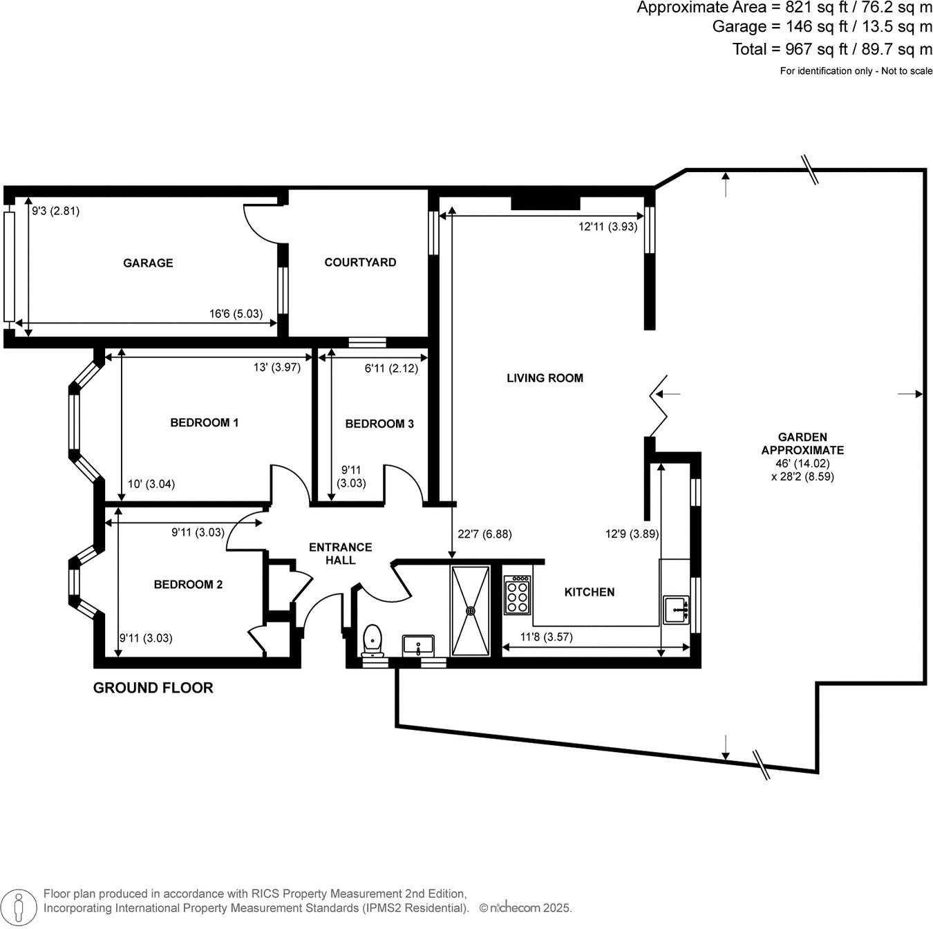 11, Barton Close, Shepperton floorplan