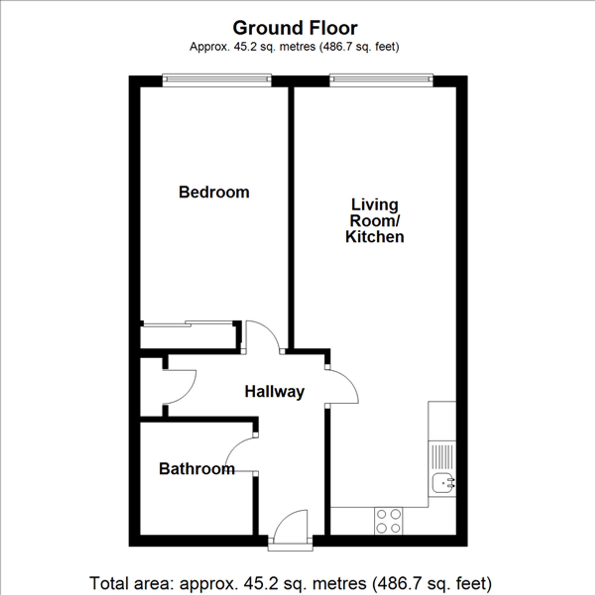Flat 33, The Co-Operative, Coventry floorplan