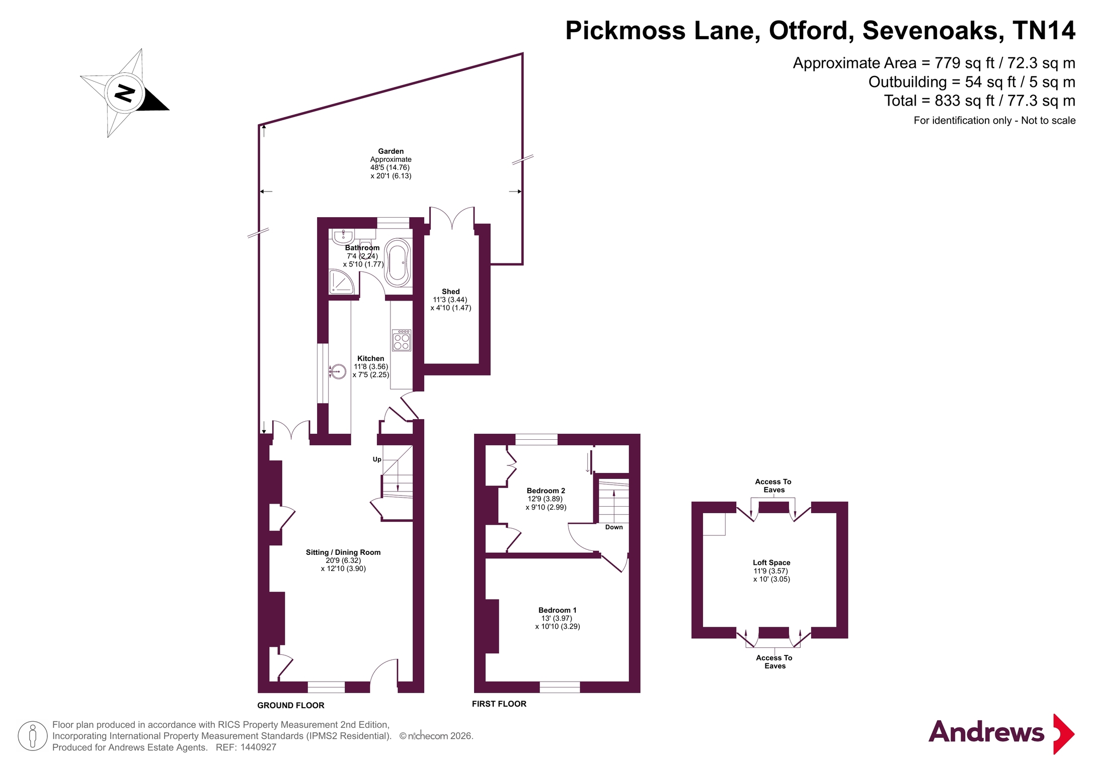 4, Pickmoss Lane, Sevenoaks floorplan