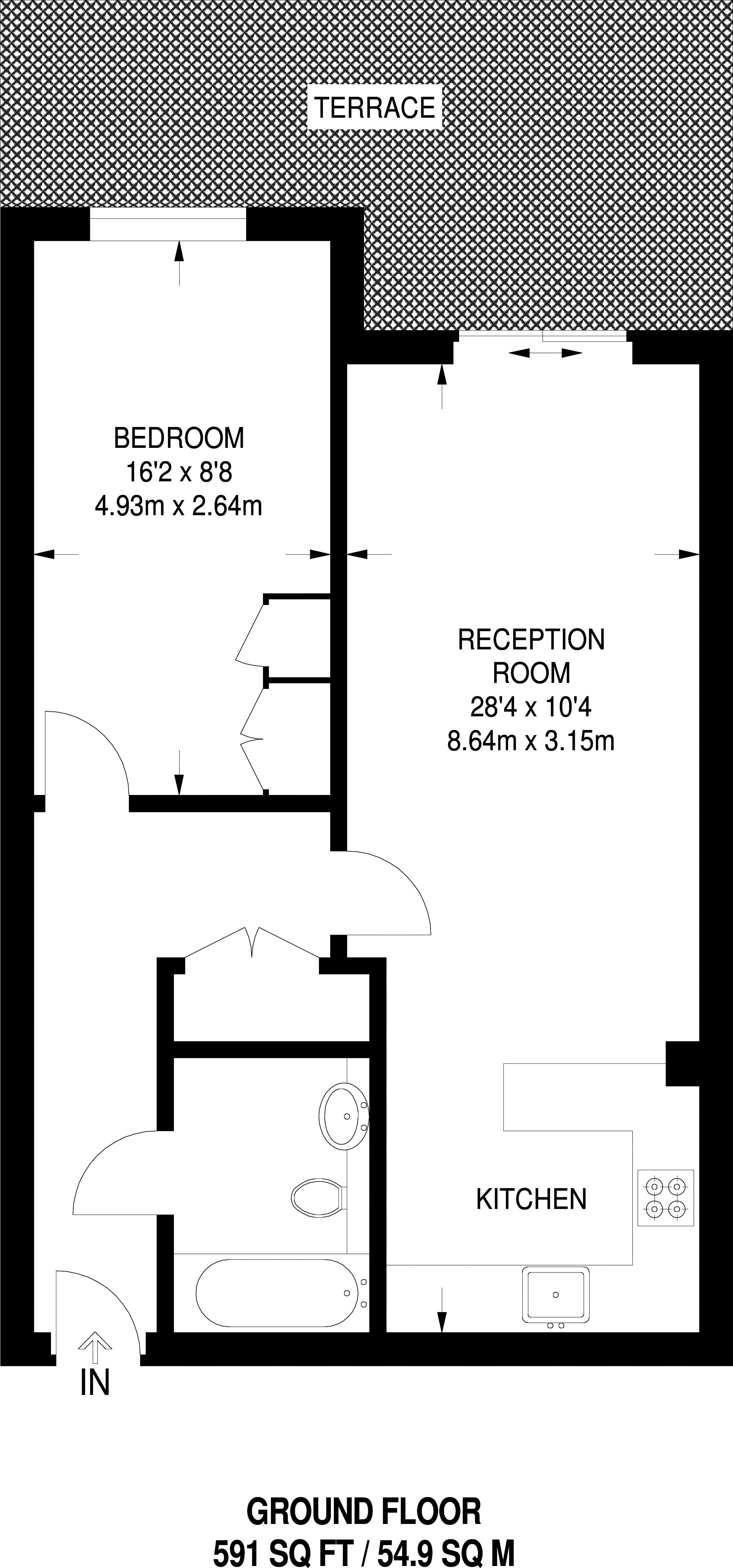 1 Bedrooms Flat to rent in Chelsea Creek, Chelsea Creek SW6