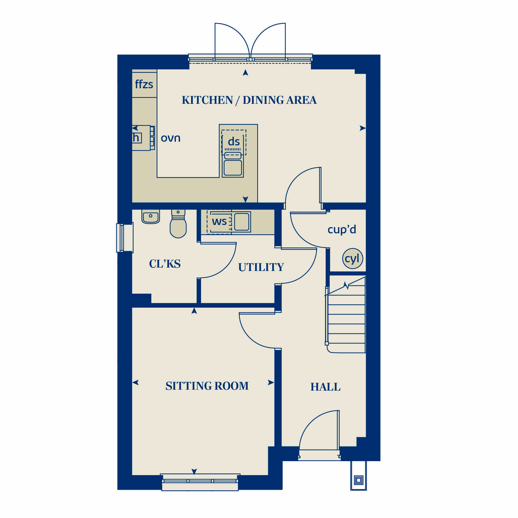 The Street, Hullavington floorplan
