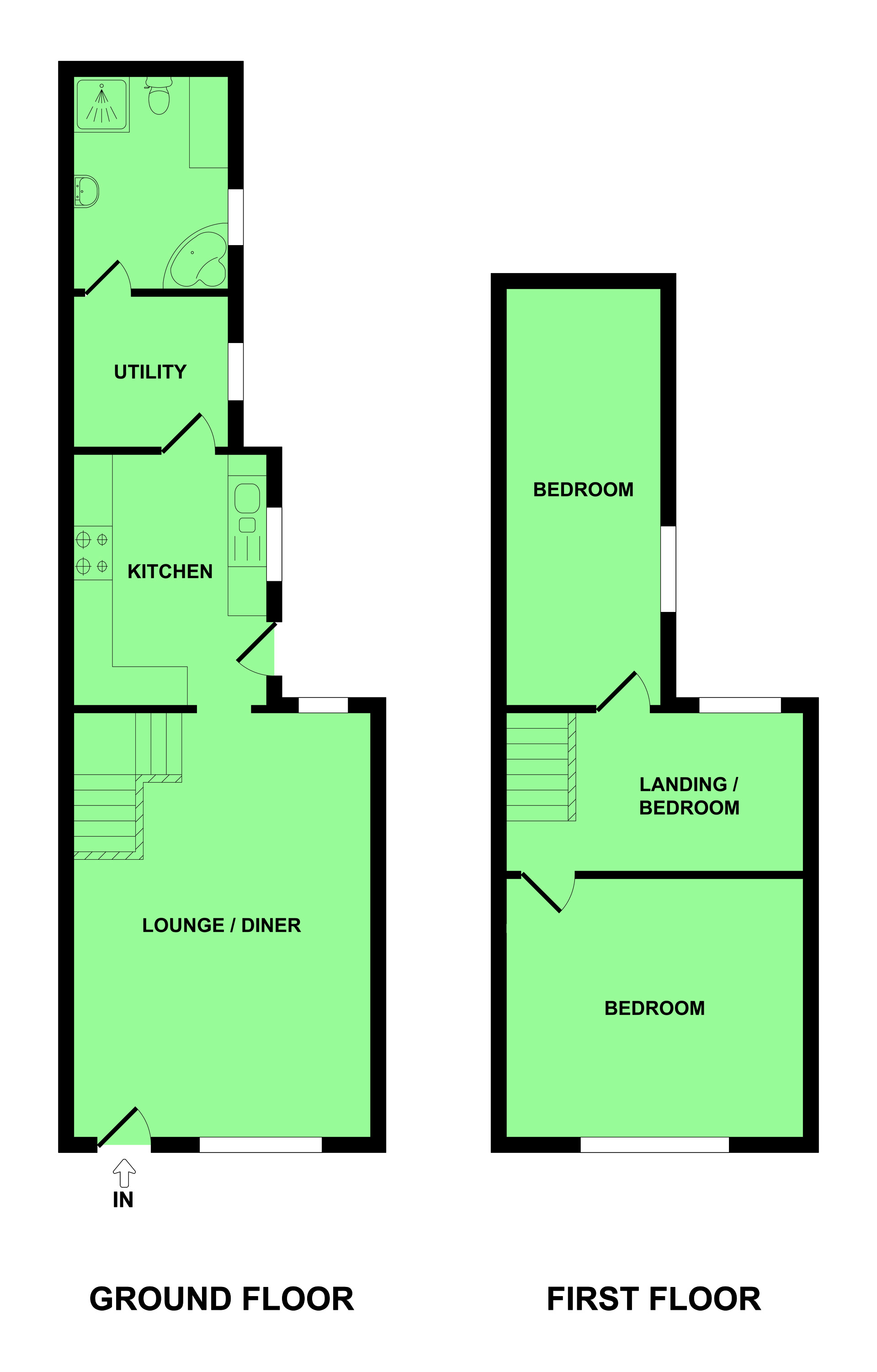 Beach Road, CaisterOnSea, Great Yarmouth NR30, 2 bedroom terraced