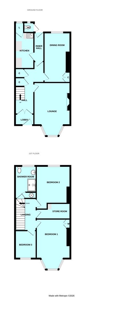 43, Edith Avenue, Plymouth floorplan