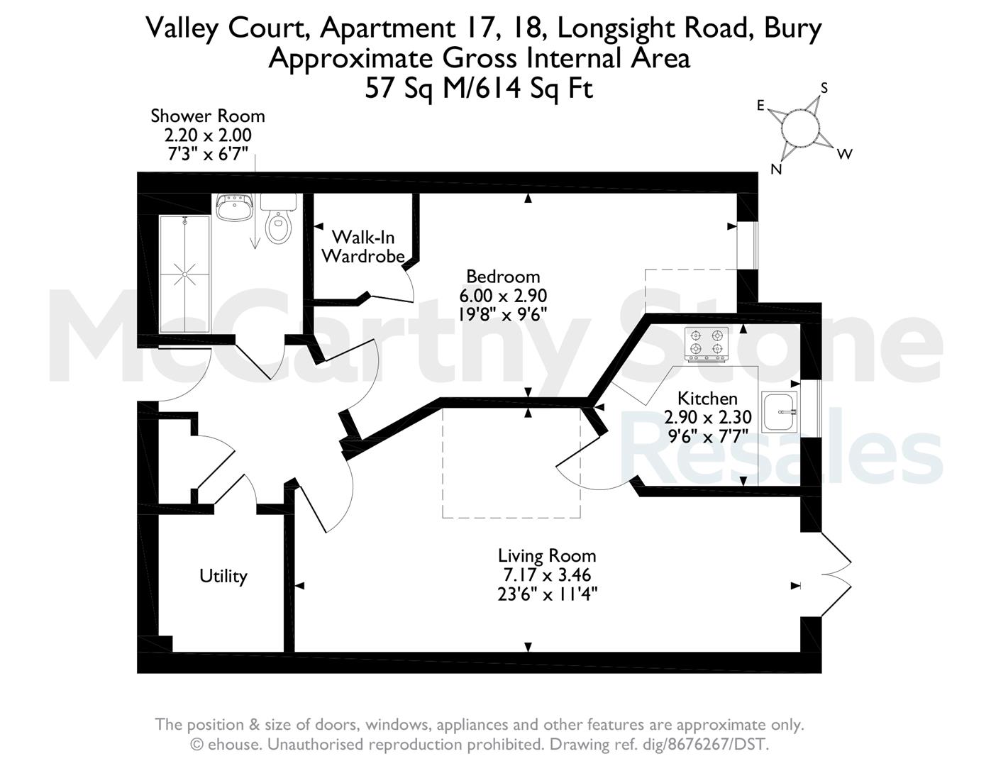 17 Valley Court, Longsight Road, Bury floorplan