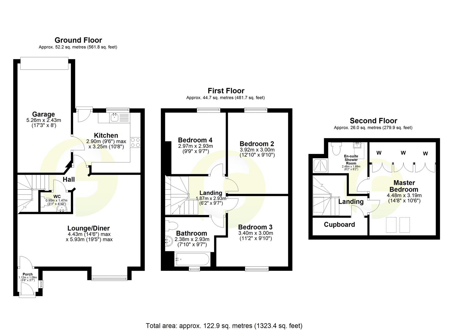 7, Dockwray Close, North Shields floorplan