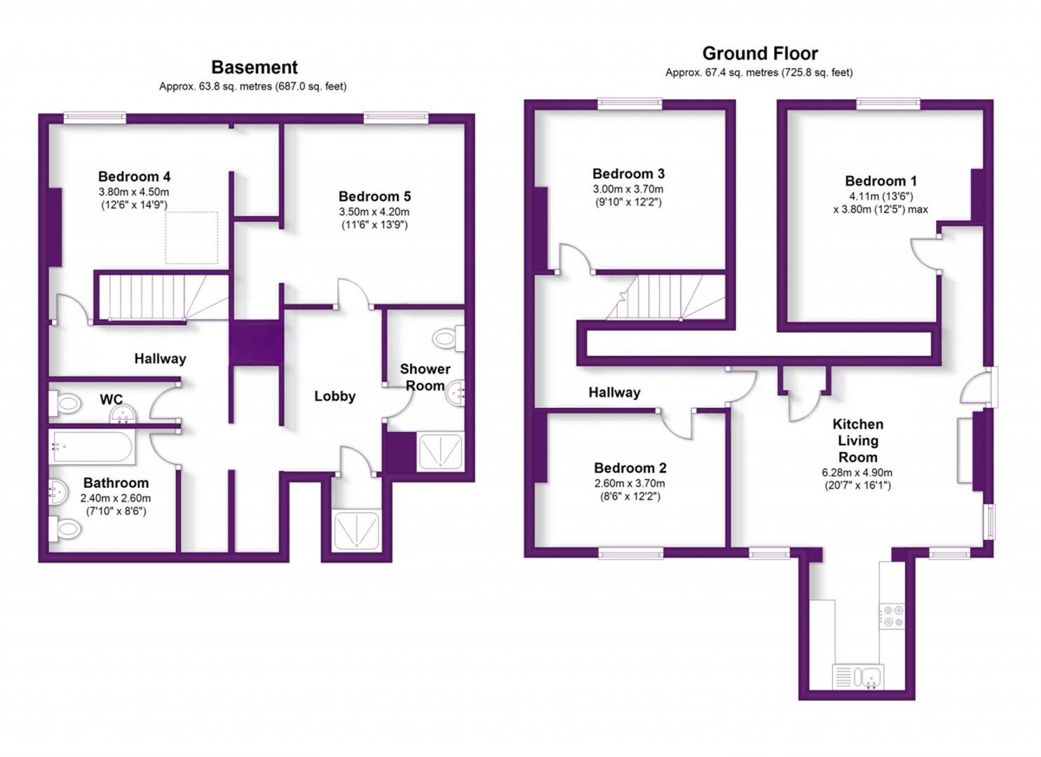 Derby Road, Nottingham floorplan