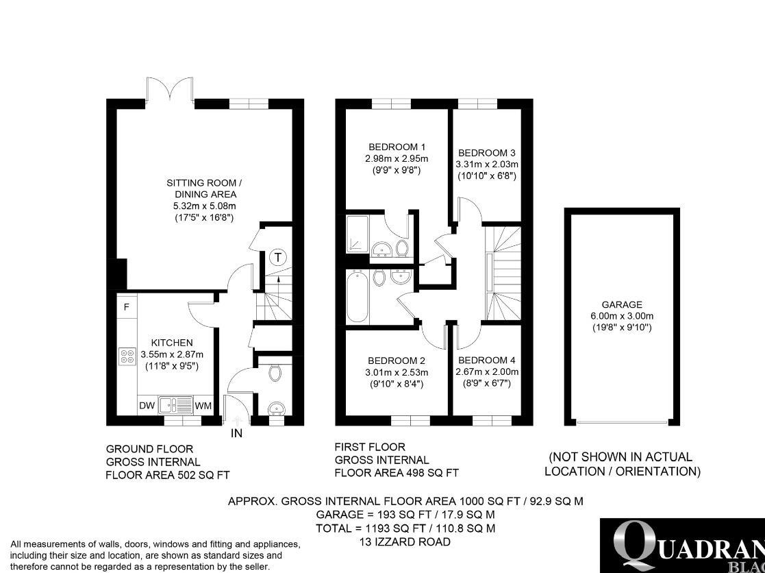 13, Izzard Road, Bicester floorplan
