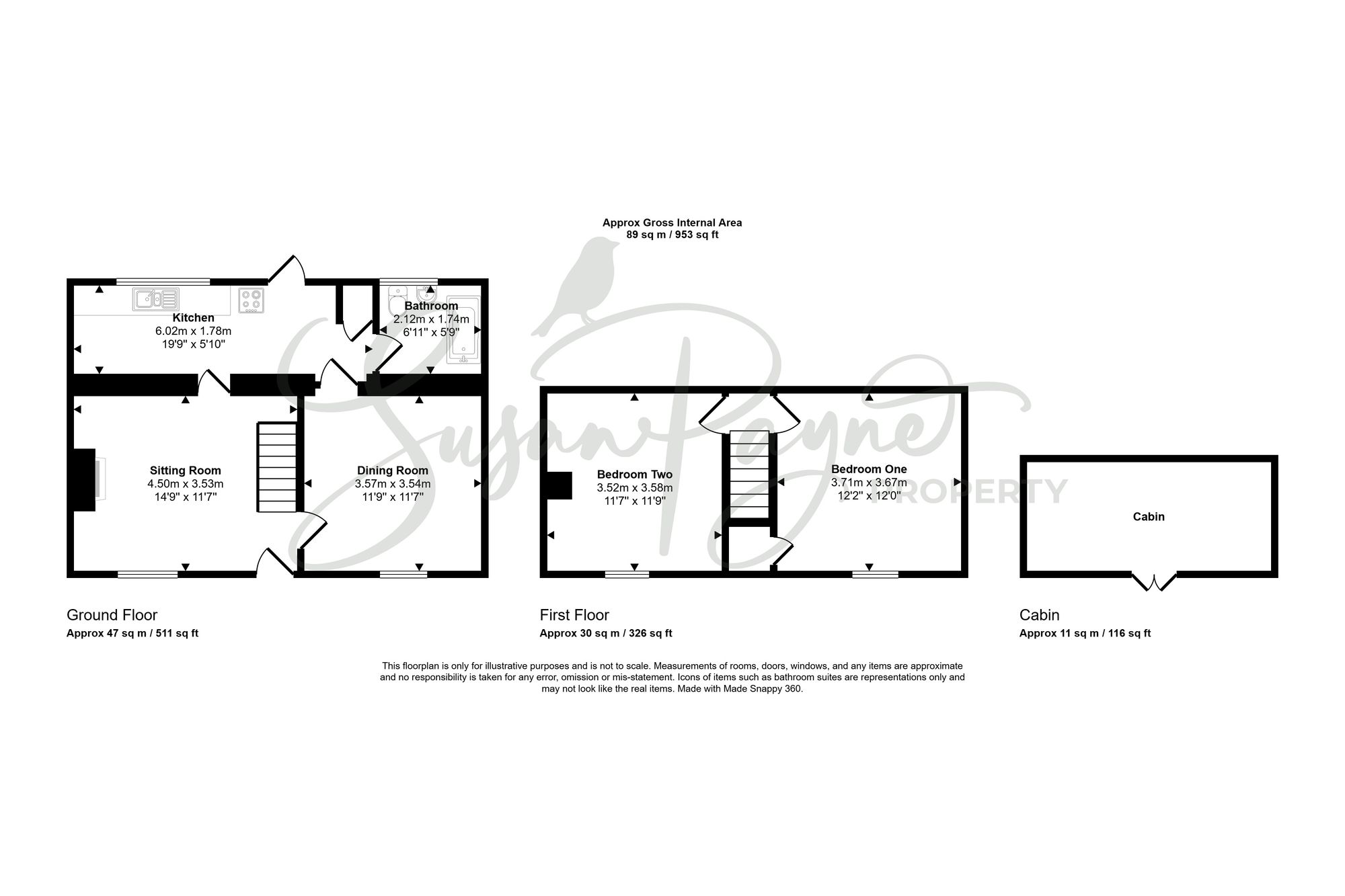 Stone Place Cottage Farriers Way, Newport floorplan