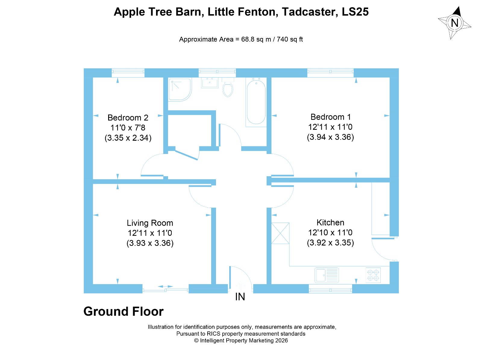 Apple Tree Barn,, Little Fenton Lane, Leeds floorplan