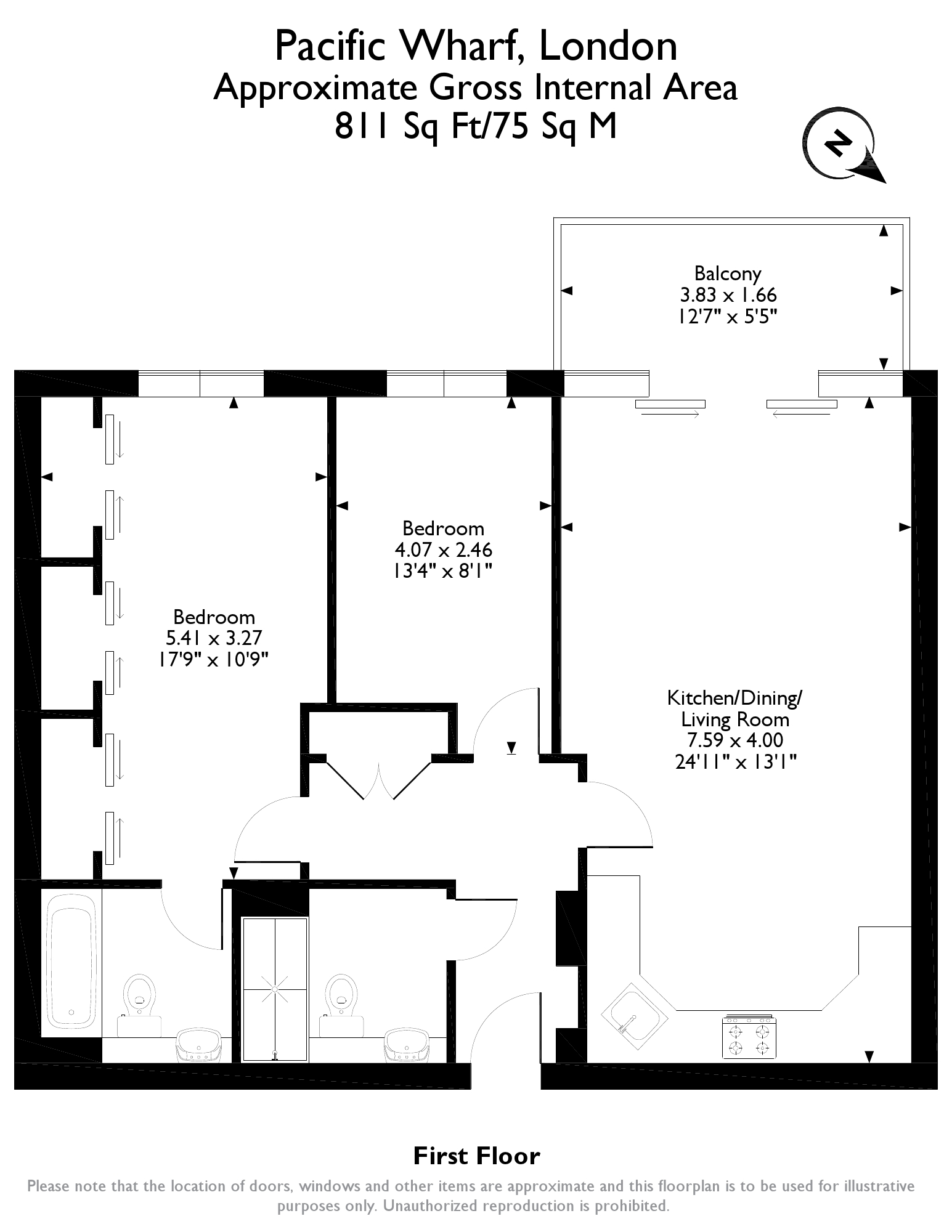 2 Bedrooms Flat for sale in Rotherhithe Street, London SE16