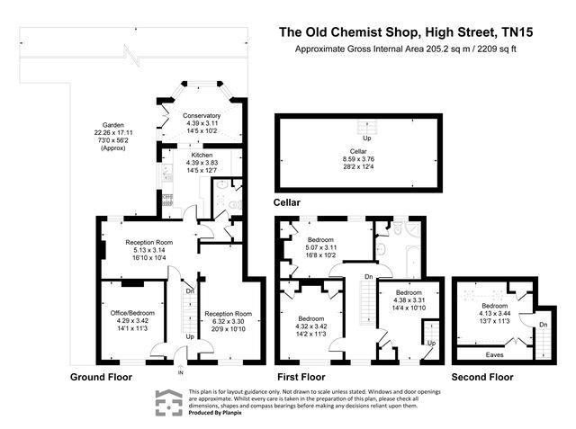 The Old Chemist Shop, High Street, Sevenoaks floorplan