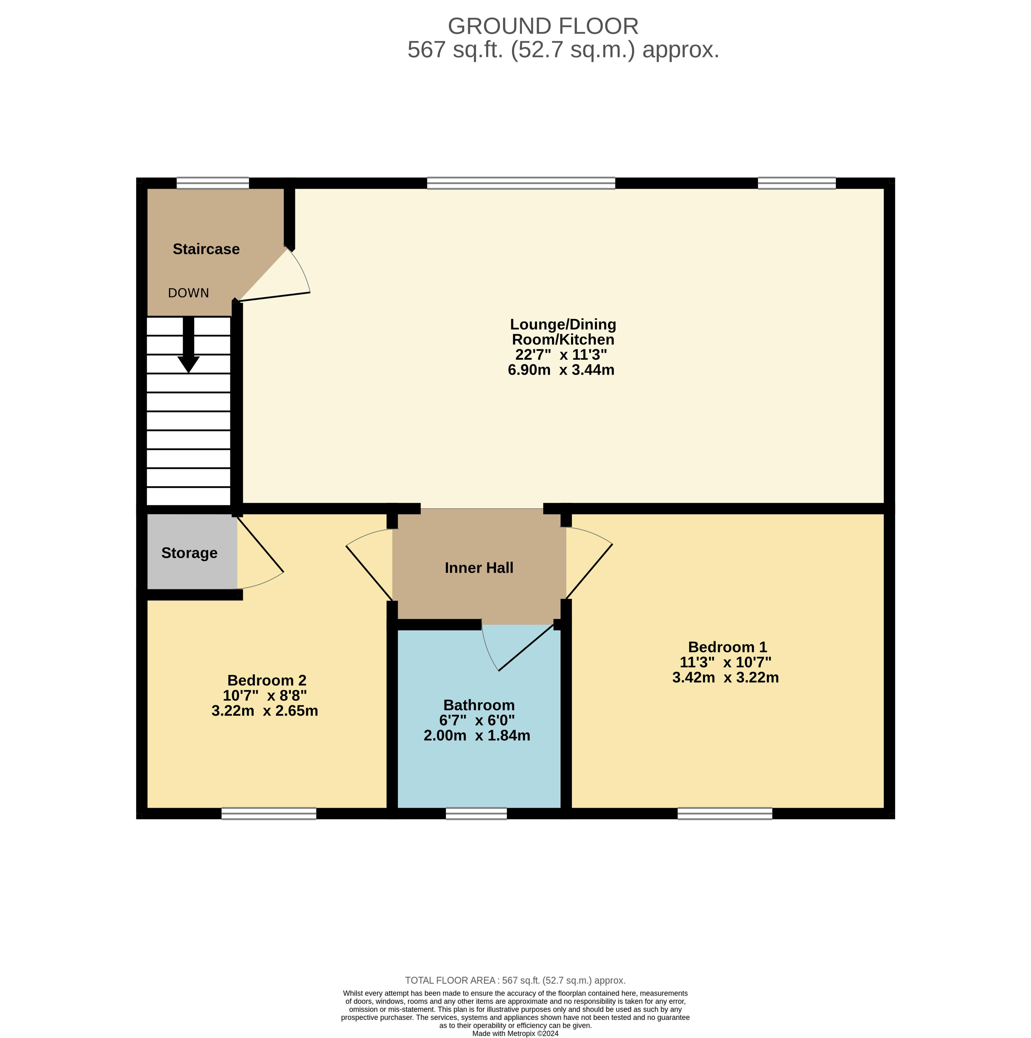 22, Whalley Close, Bury floorplan