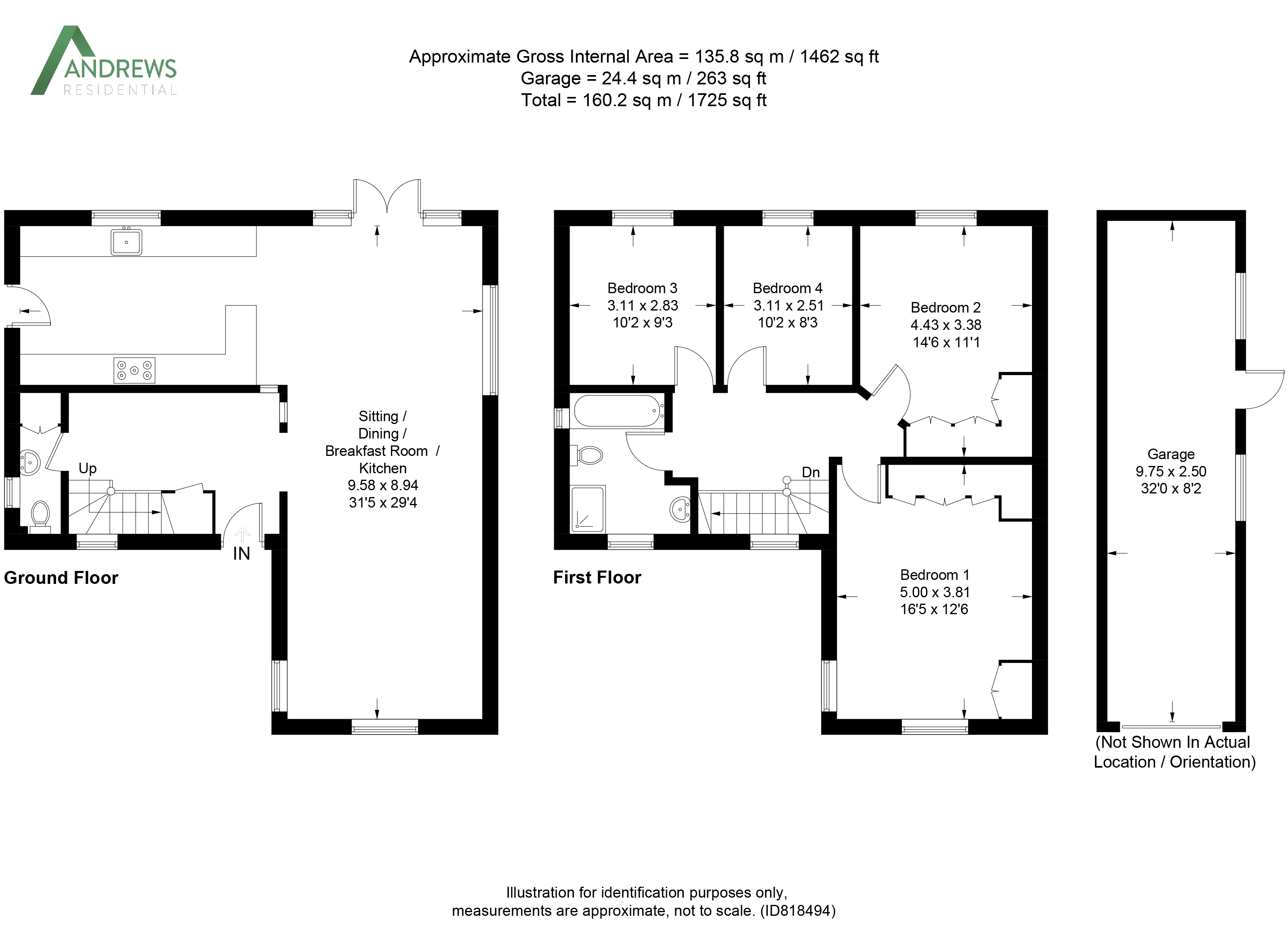 Four Winds, Park Road, North Uxbridge floorplan