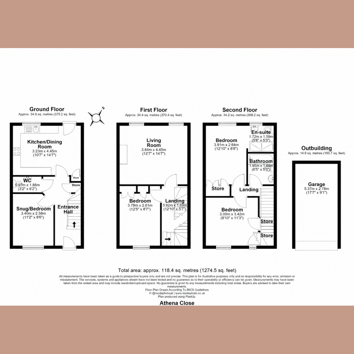9, Athena Close, Southend-on-sea floorplan