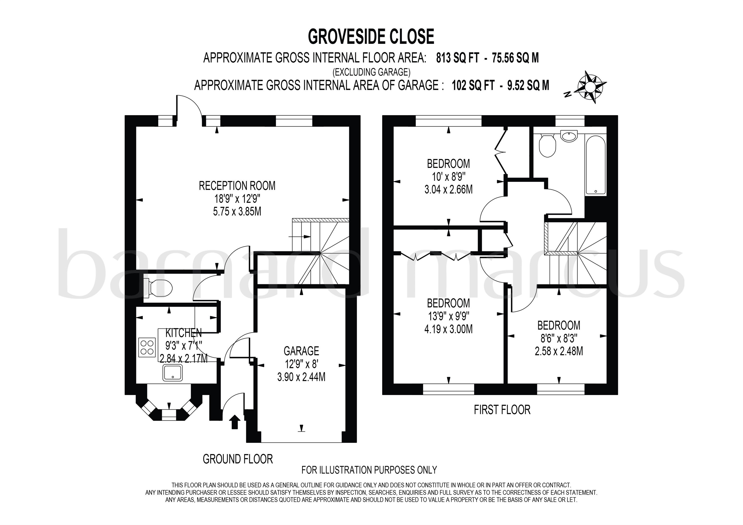 Groveside Close, Carshalton SM5, 3 bedroom end terrace house for sale