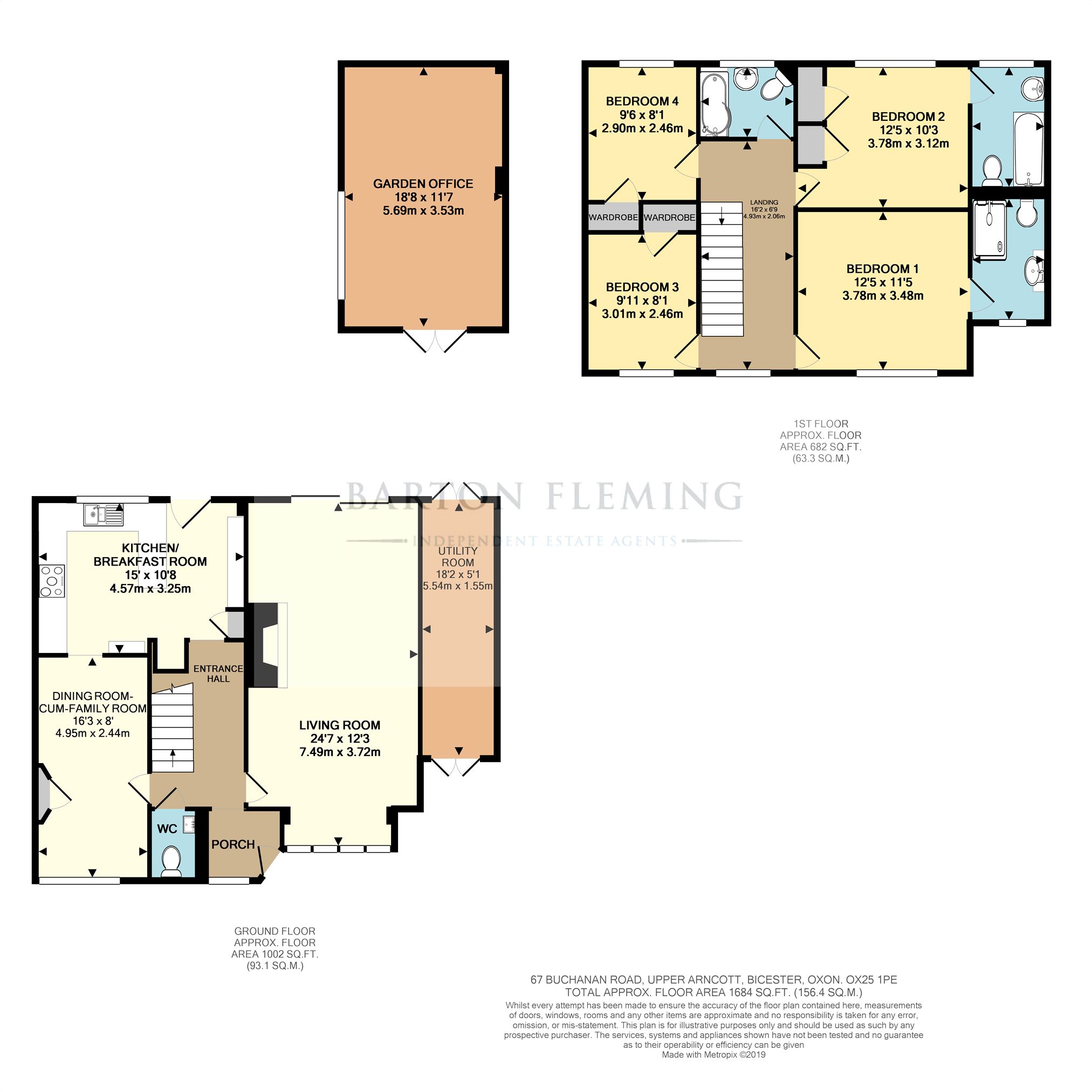 4 bed detached house for sale in Buchanan Road, Upper Arncott, Bicester