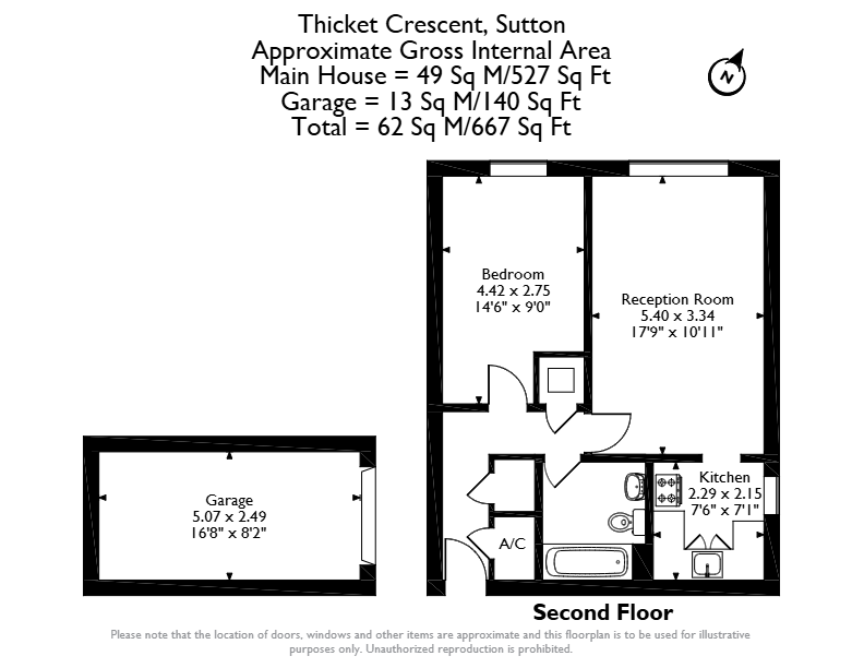 Thicket Crescent, Sutton floorplan