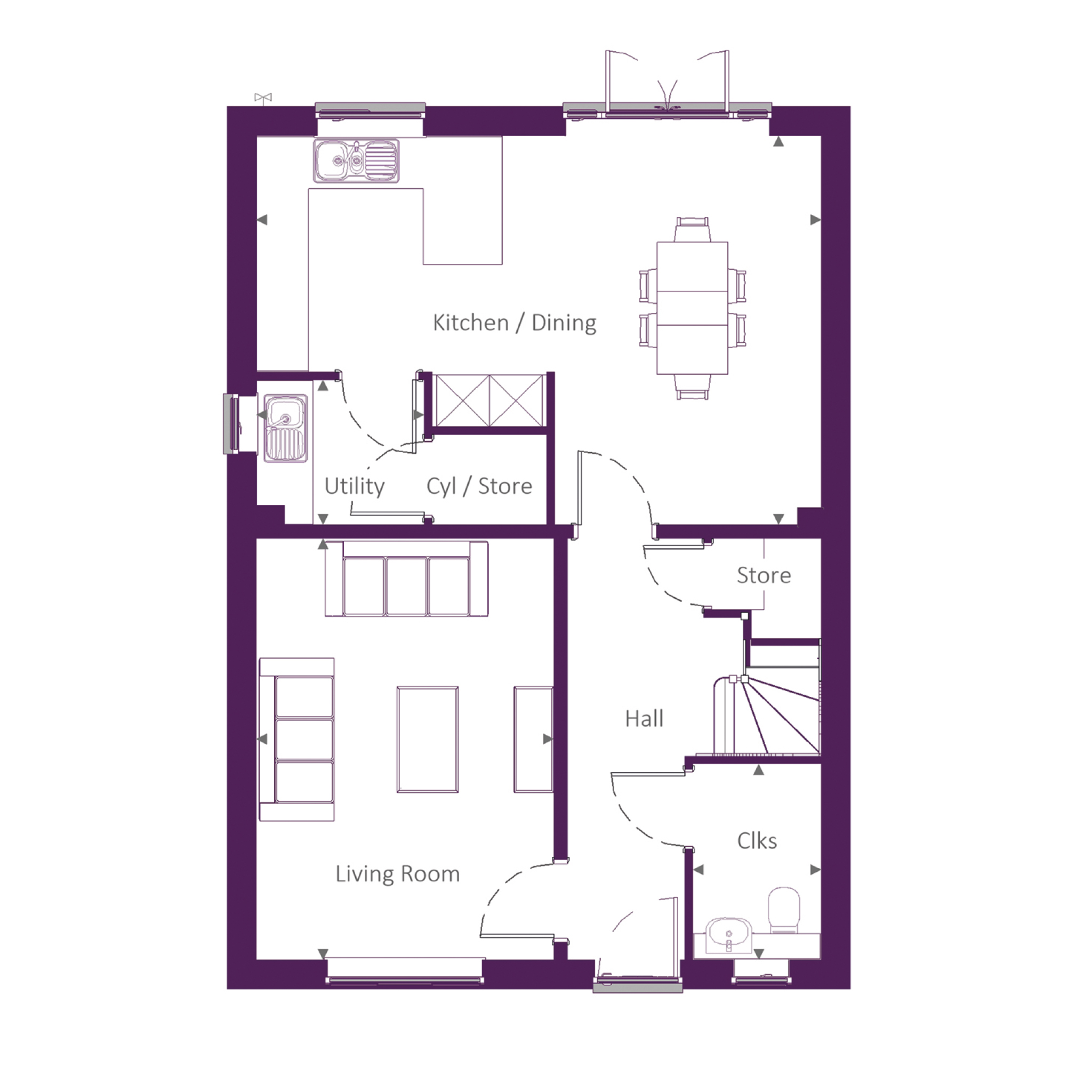 196, Off Forest Gate, Palmersville, Newcastle Upon Tyne floorplan