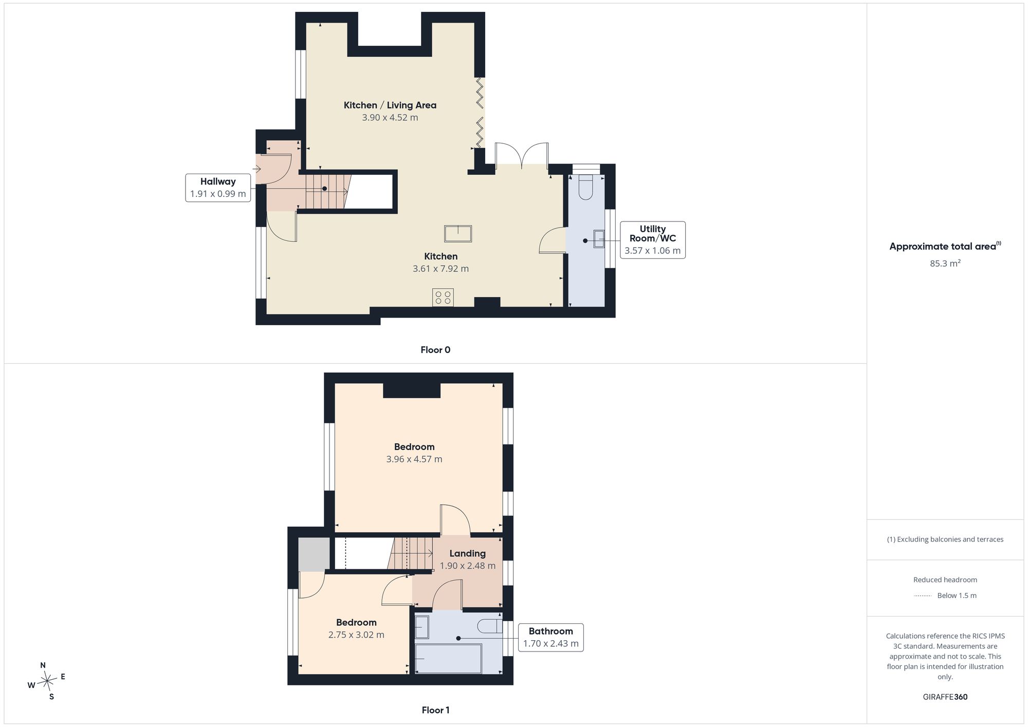 7 Burnside, Gateshead floorplan