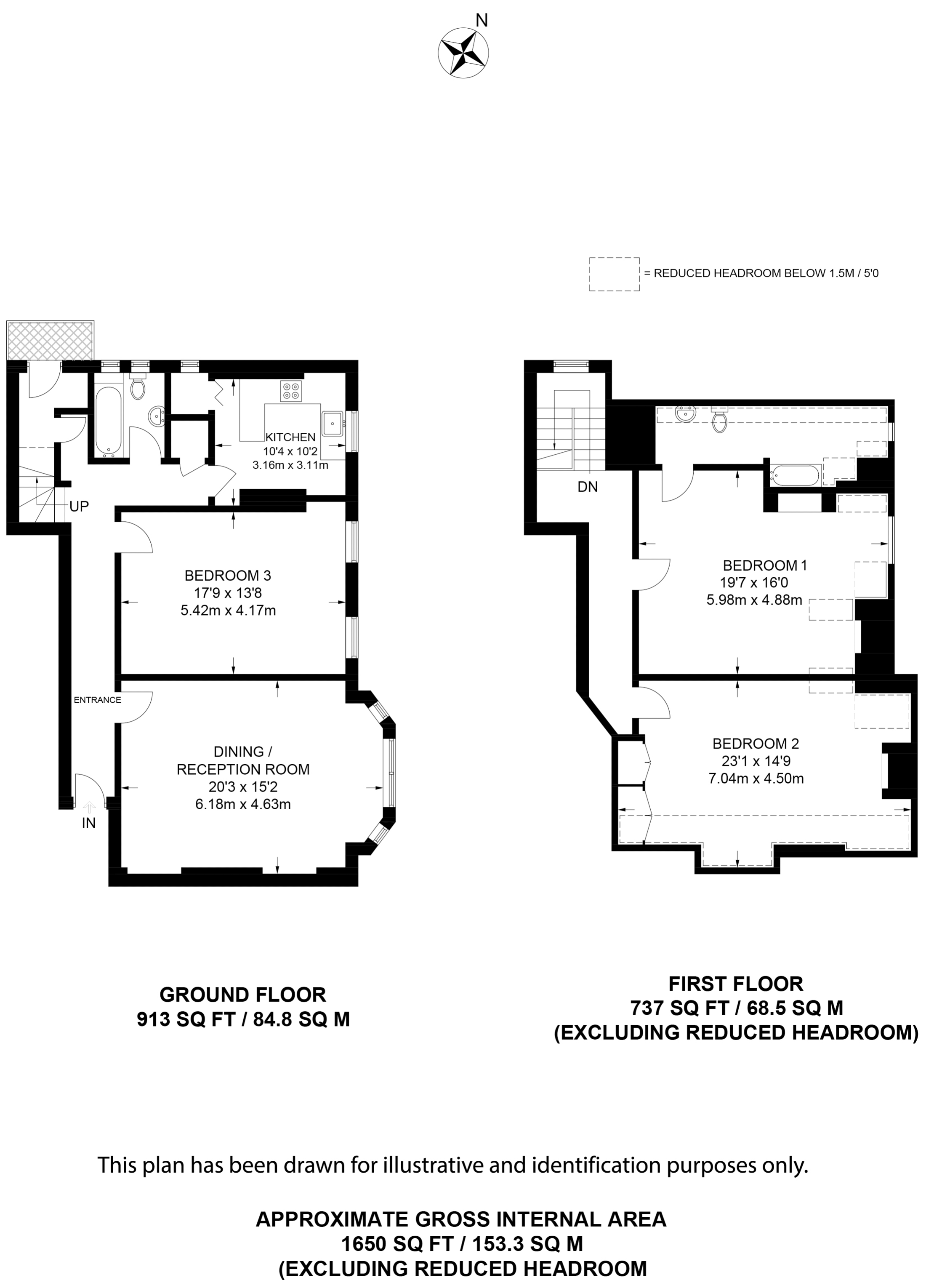 Finchley Road, Hampstead, London NW3, 3 bedroom flat to rent 61878166