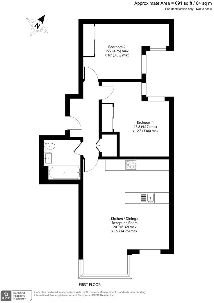 5 Maple Leaf House,, Maple Road, Surbiton floorplan