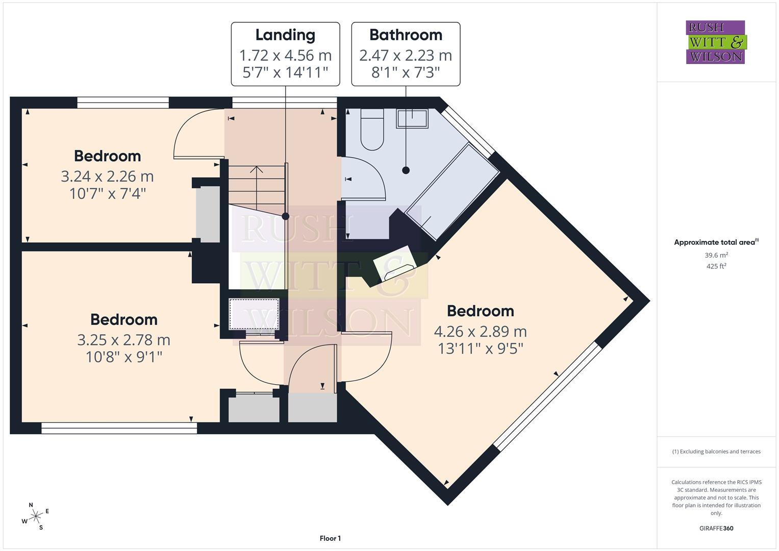 1, Mountbatten Close, Hastings floorplan
