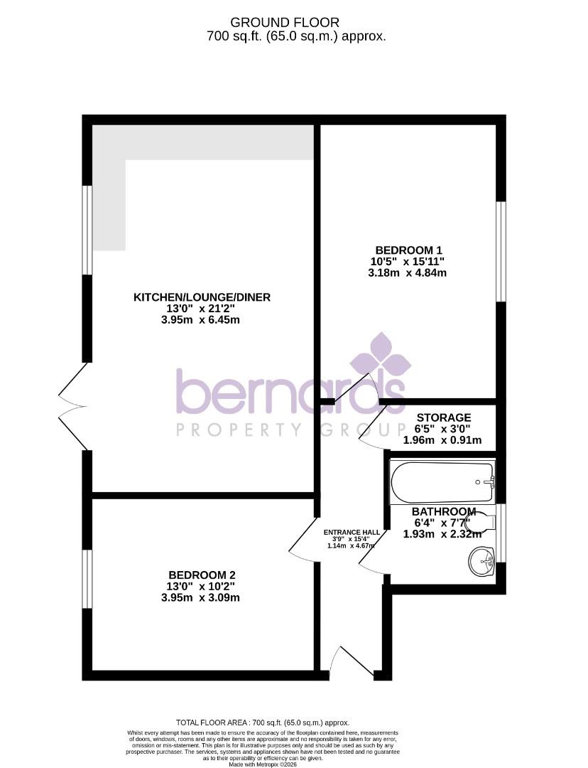52, Priors Orchard, Emsworth floorplan
