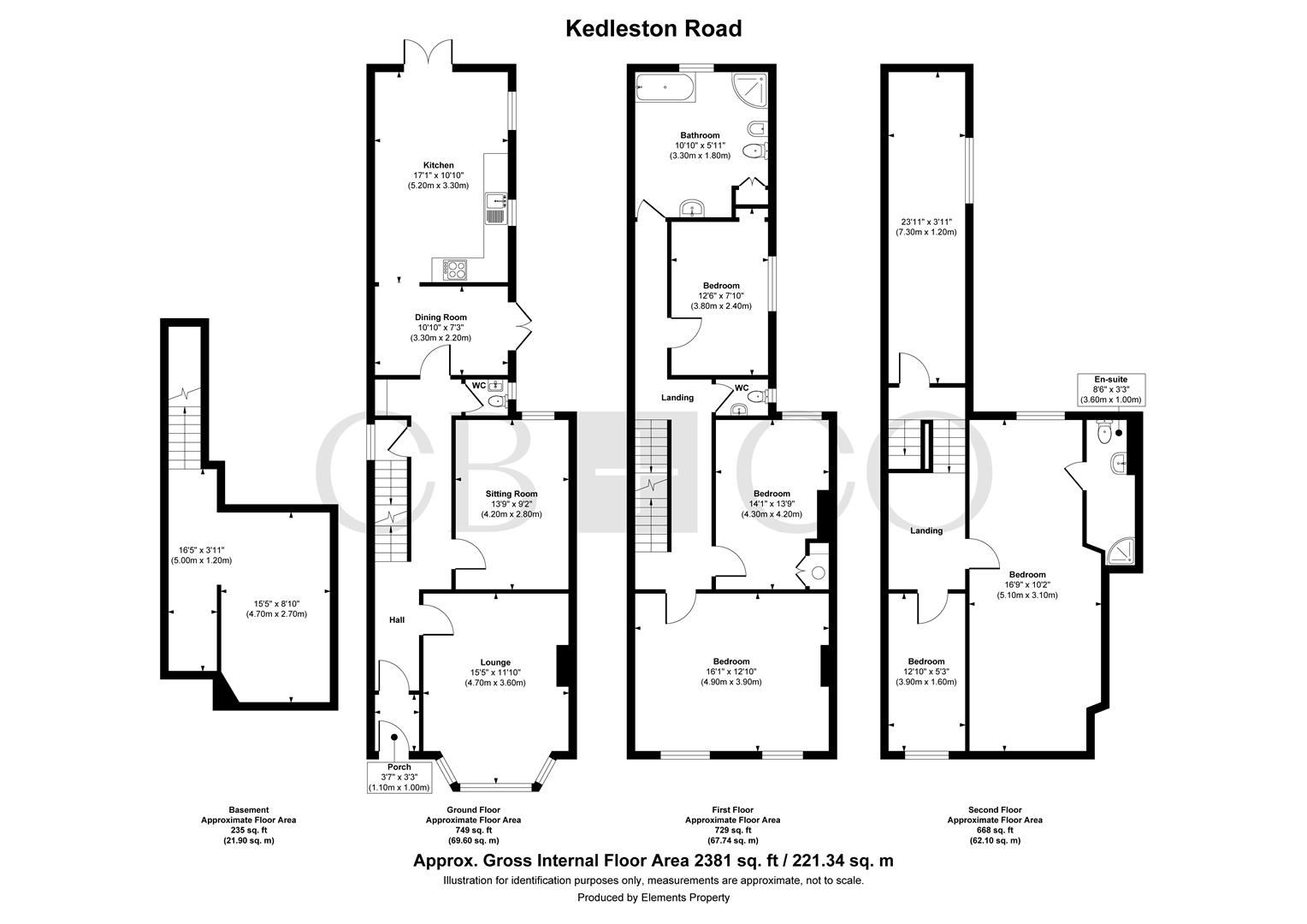 101, Kedleston Road, Derby floorplan