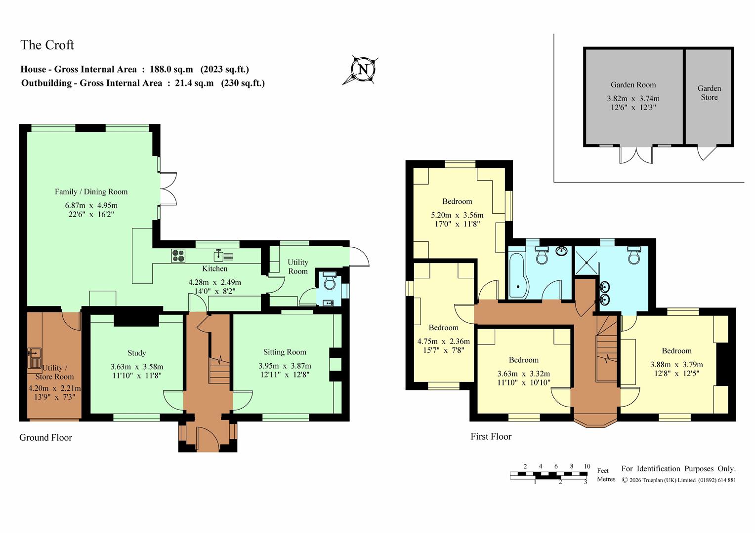 The Croft, 22, Coldharbour Lane, Hildenborough floorplan