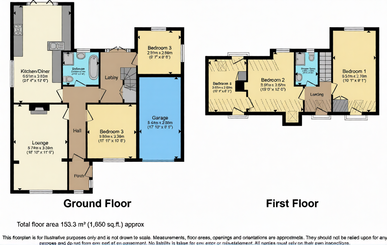 Harlequin, School Hill, St. Austell floorplan