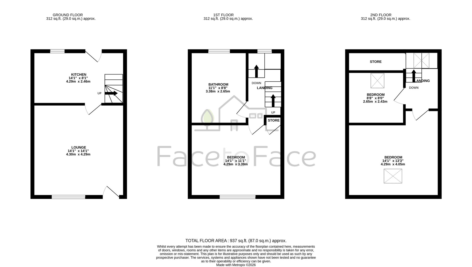 12 Naze View, Todmorden floorplan