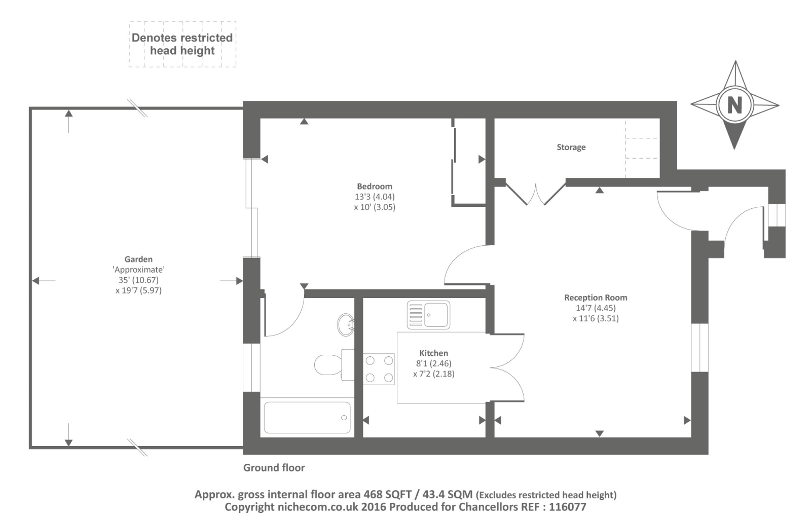 1 Bedrooms Flat to rent in Green Ridges, Headington OX3