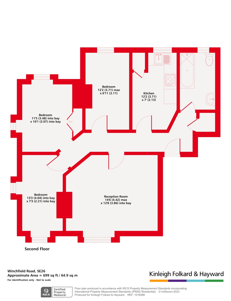 Flat 36 Lucas Court,, Winchfield Road, London floorplan