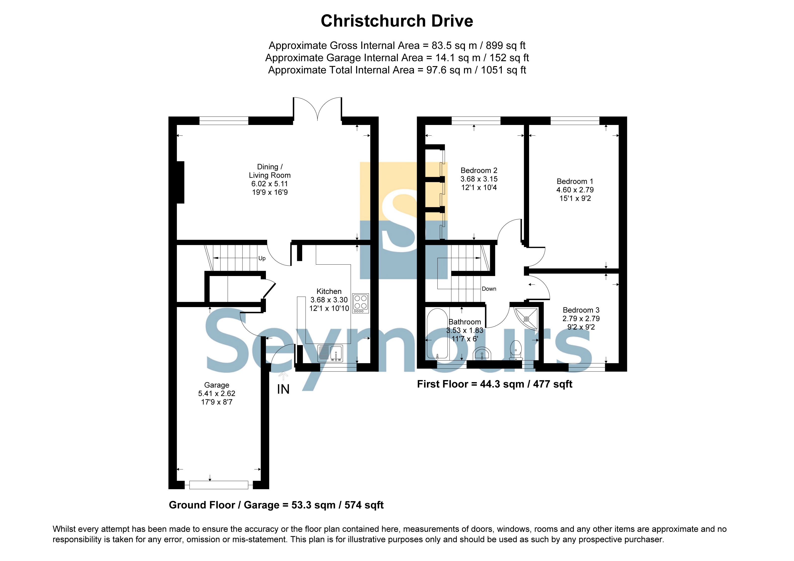 Christchurch Drive, Camberley floorplan