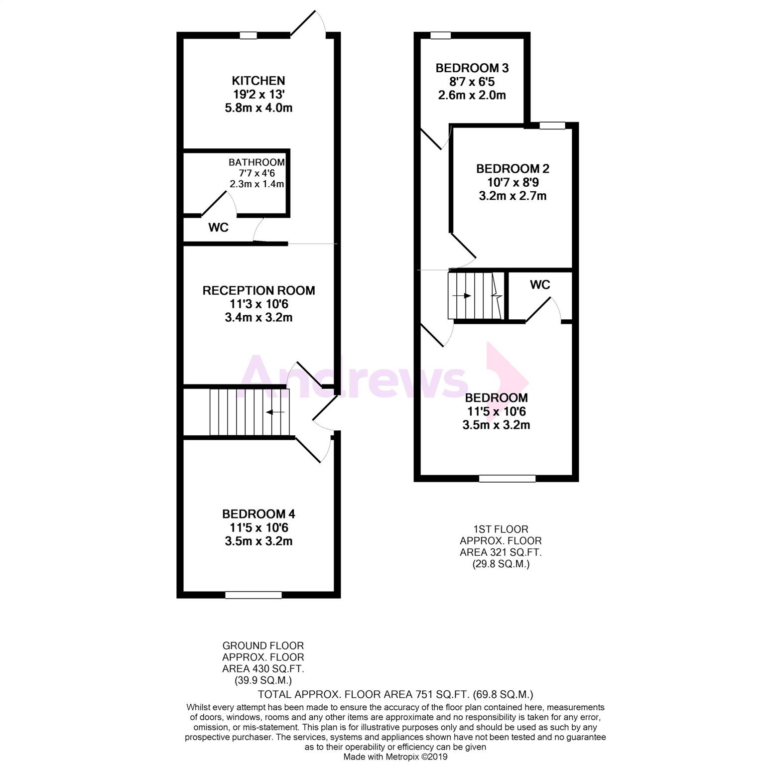 4 Bedrooms Semi-detached house to rent in Stanley Road, Croydon CR0