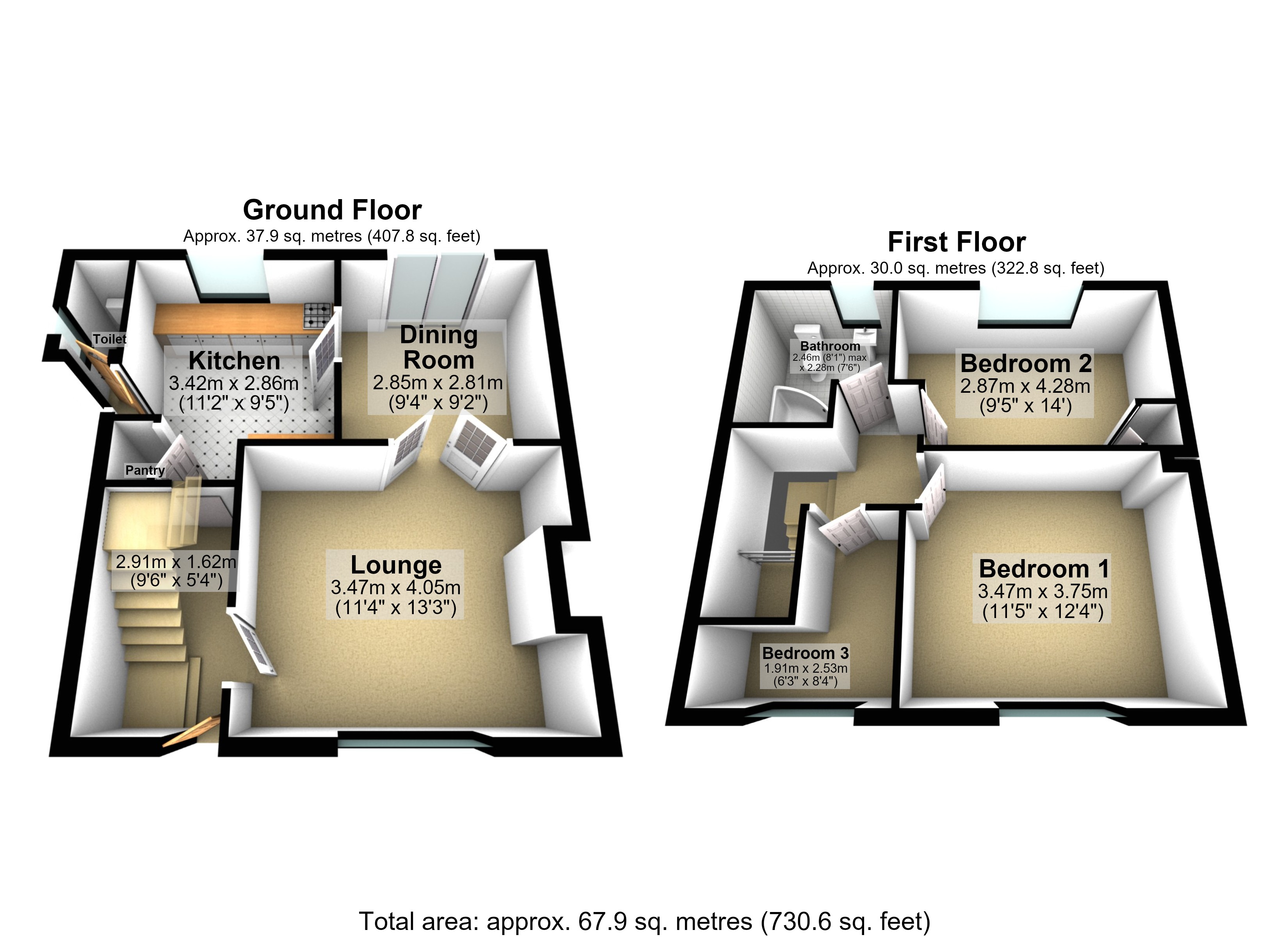 4, Petersham Road, Long Eaton floorplan