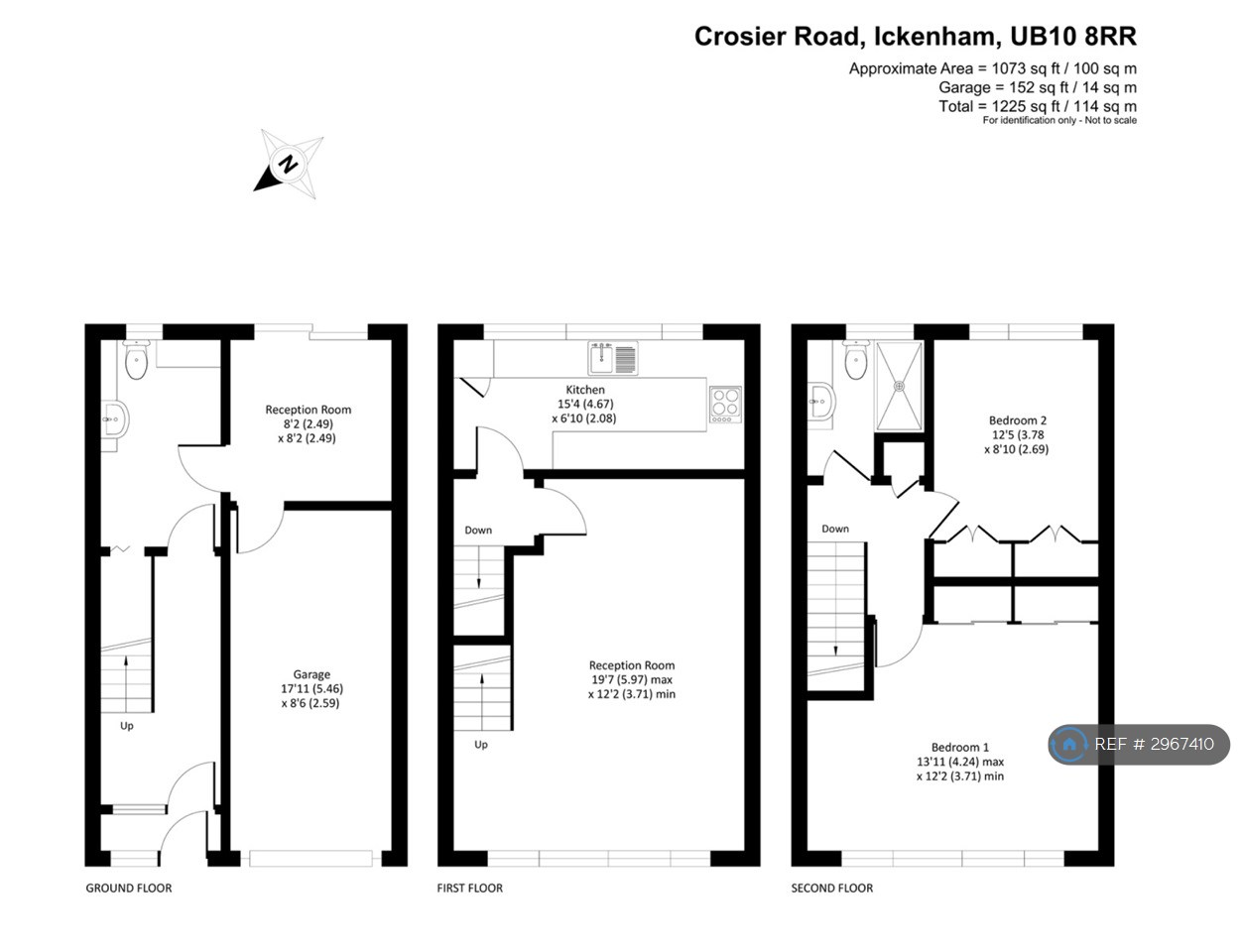 Crosier Road, Ickenham, Uxbridge floorplan