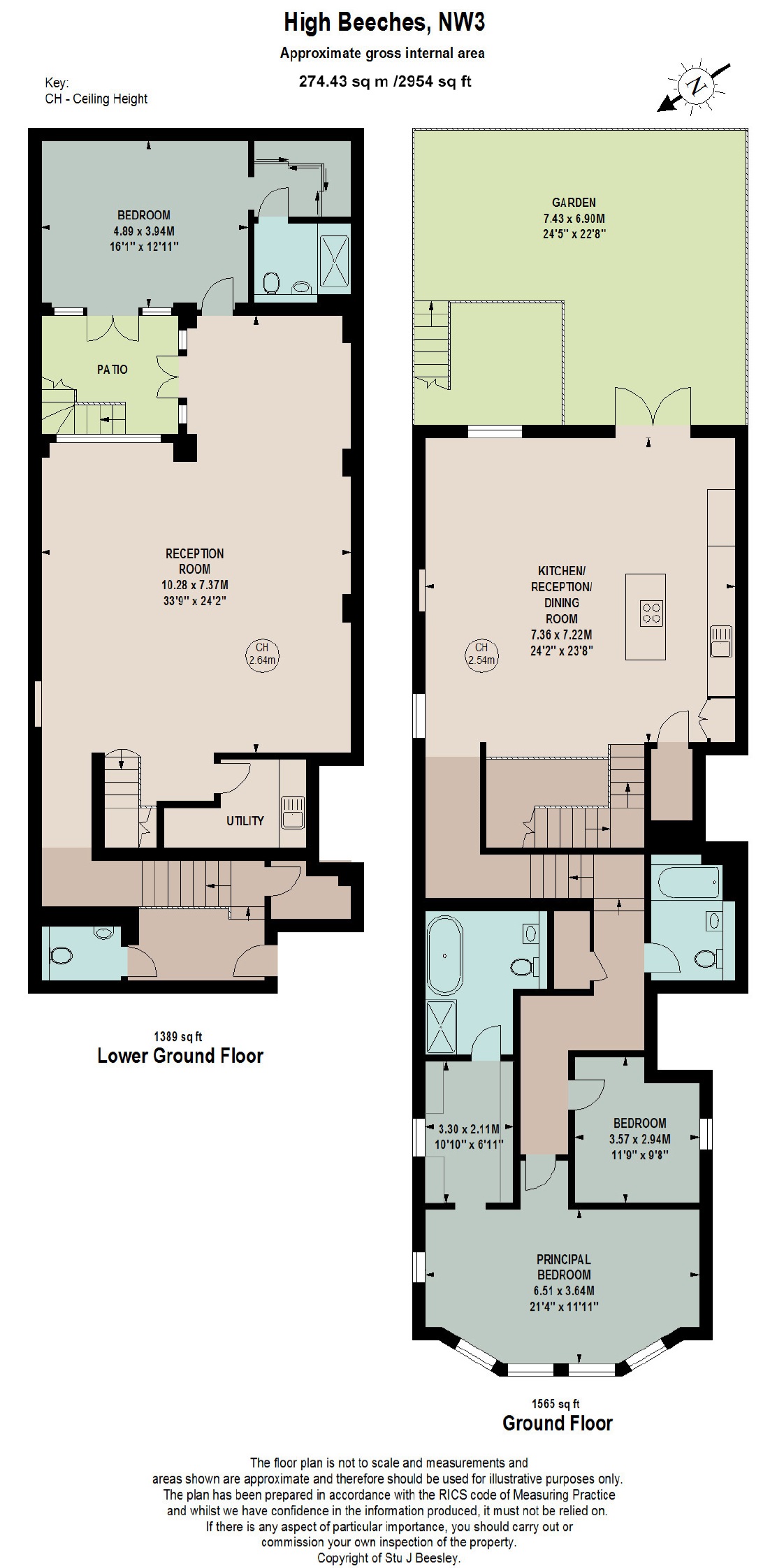 High Beeches, Hampstead floorplan