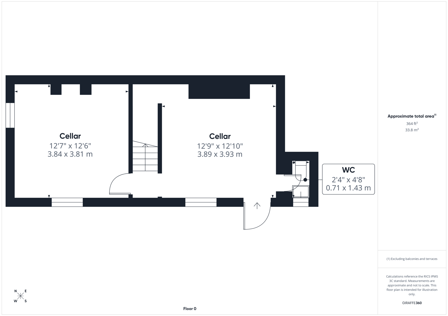 1, St. Thomas's Terrace, Pontefract floorplan
