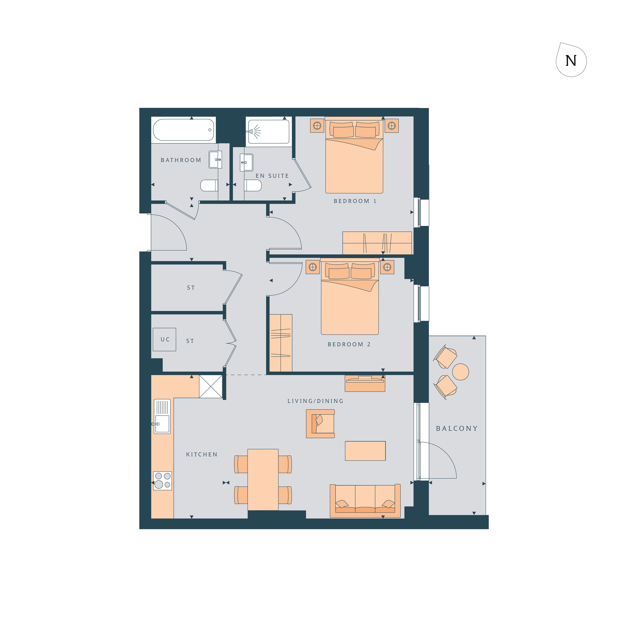 H849950, 245 Burlington Road, New Malden, London floorplan