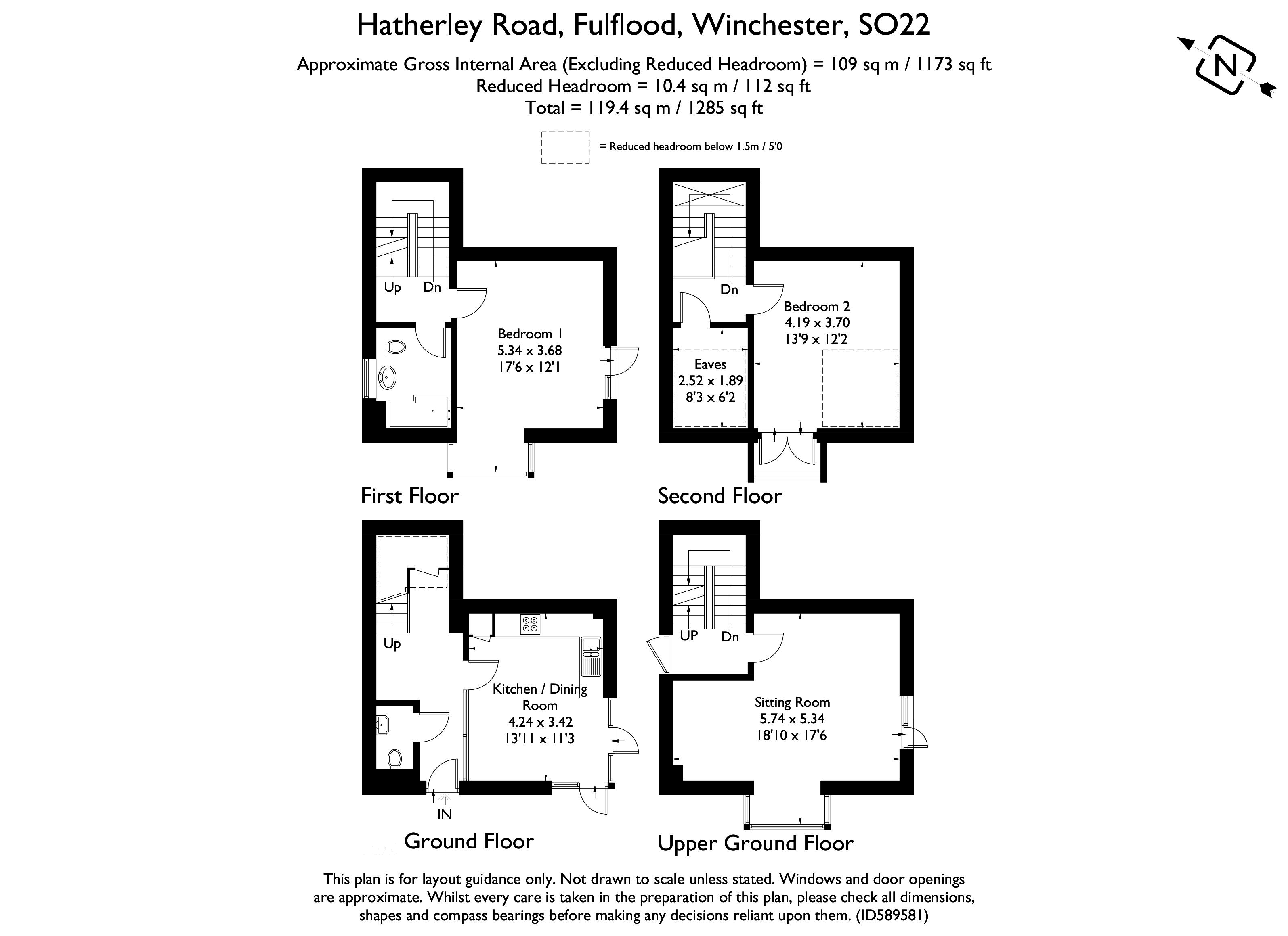 Hatherley Road, Winchester SO22, 2 bedroom semidetached house for sale