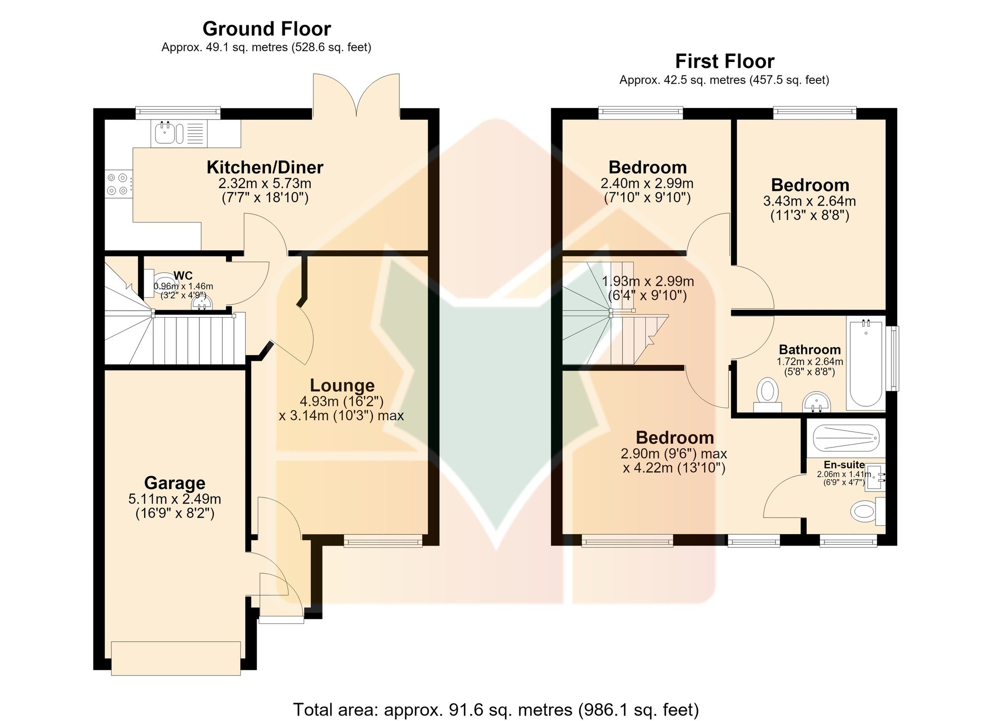 46 Redshank Drive, Scunthorpe floorplan