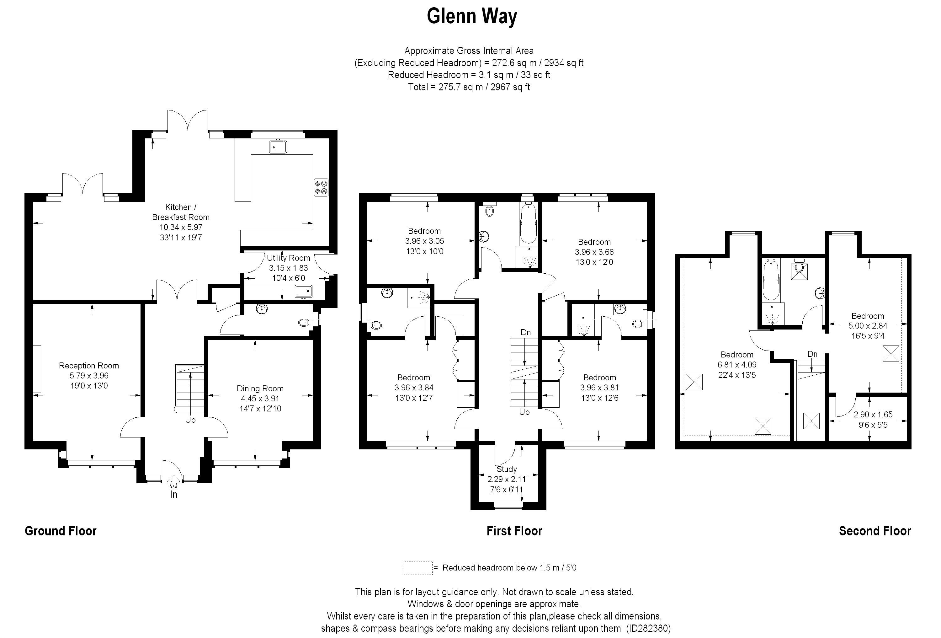 6 Bedrooms Detached house to rent in Glen Way, Watford WD17