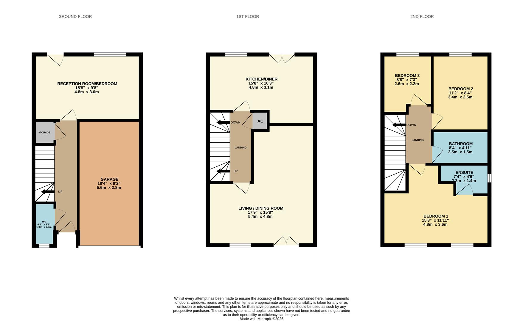 42, Tailby Avenue, Kettering floorplan