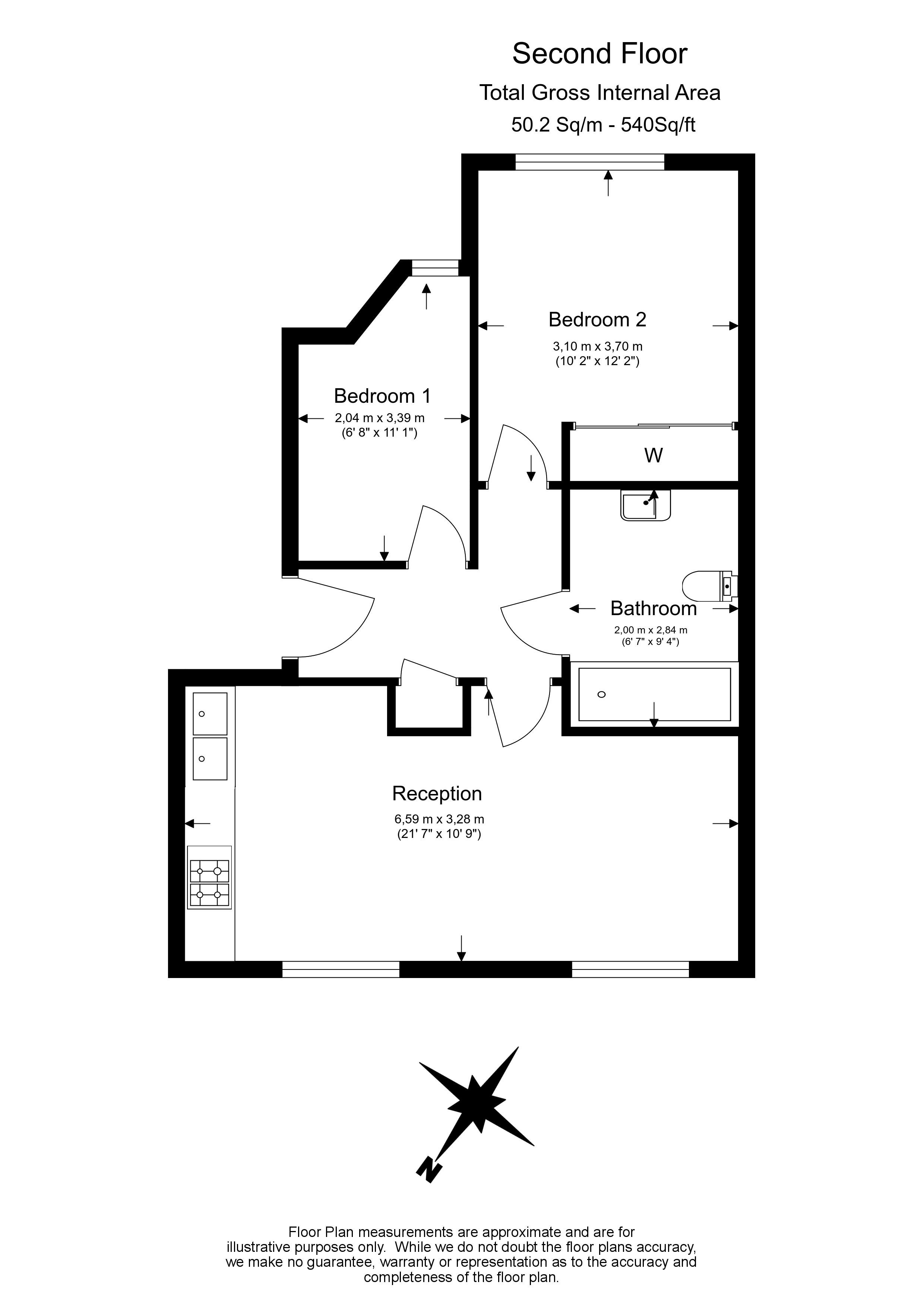 2 Bedrooms Flat to rent in Baylis Road, Waterloo, City SE1