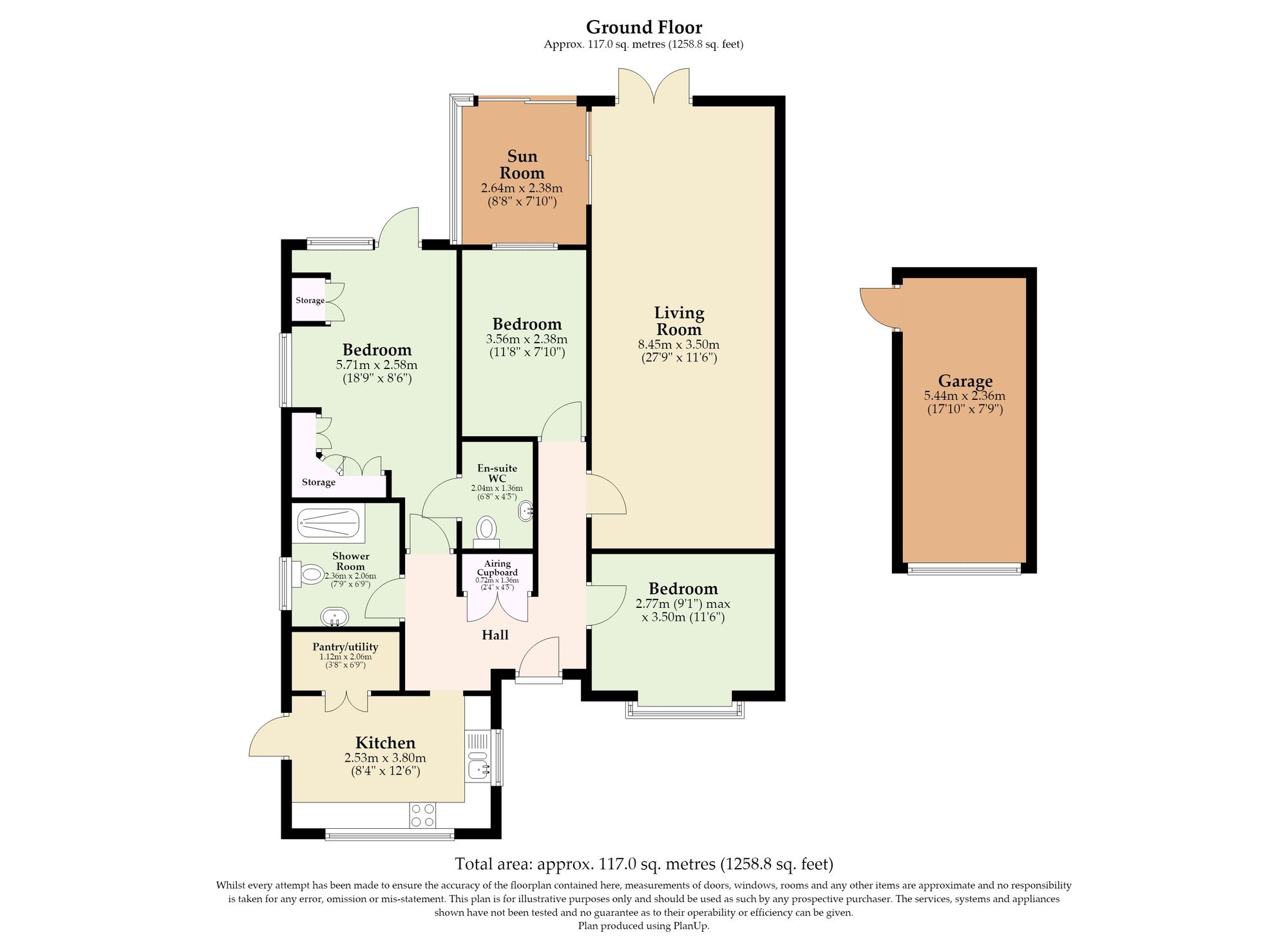 21 Ryders Way, Diss floorplan