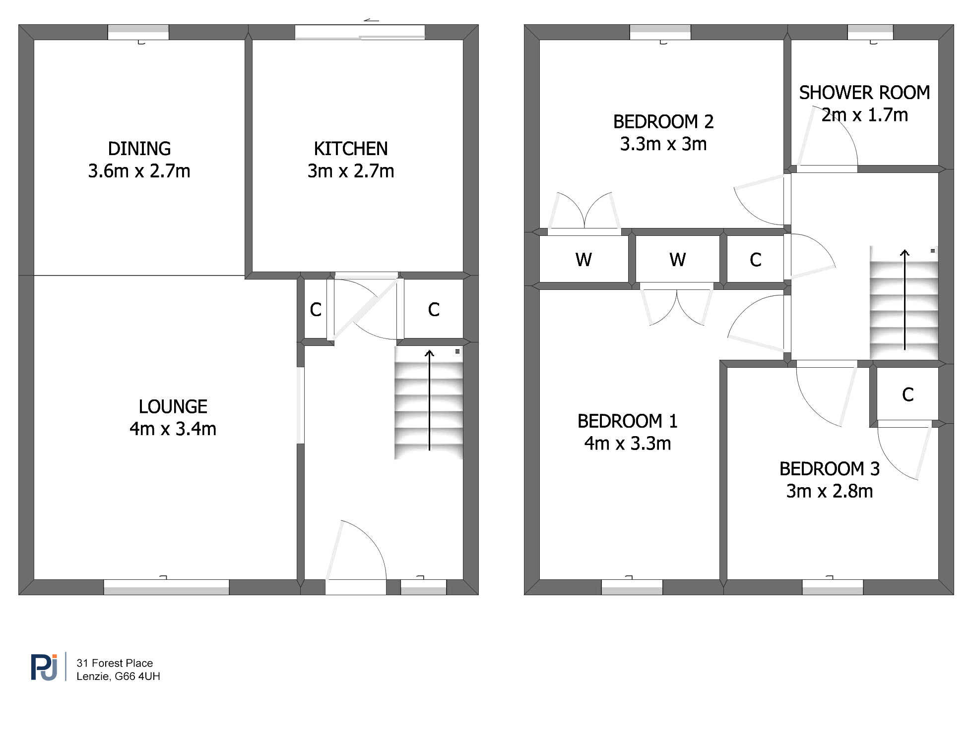 31 Forest Place, Lenzie floorplan
