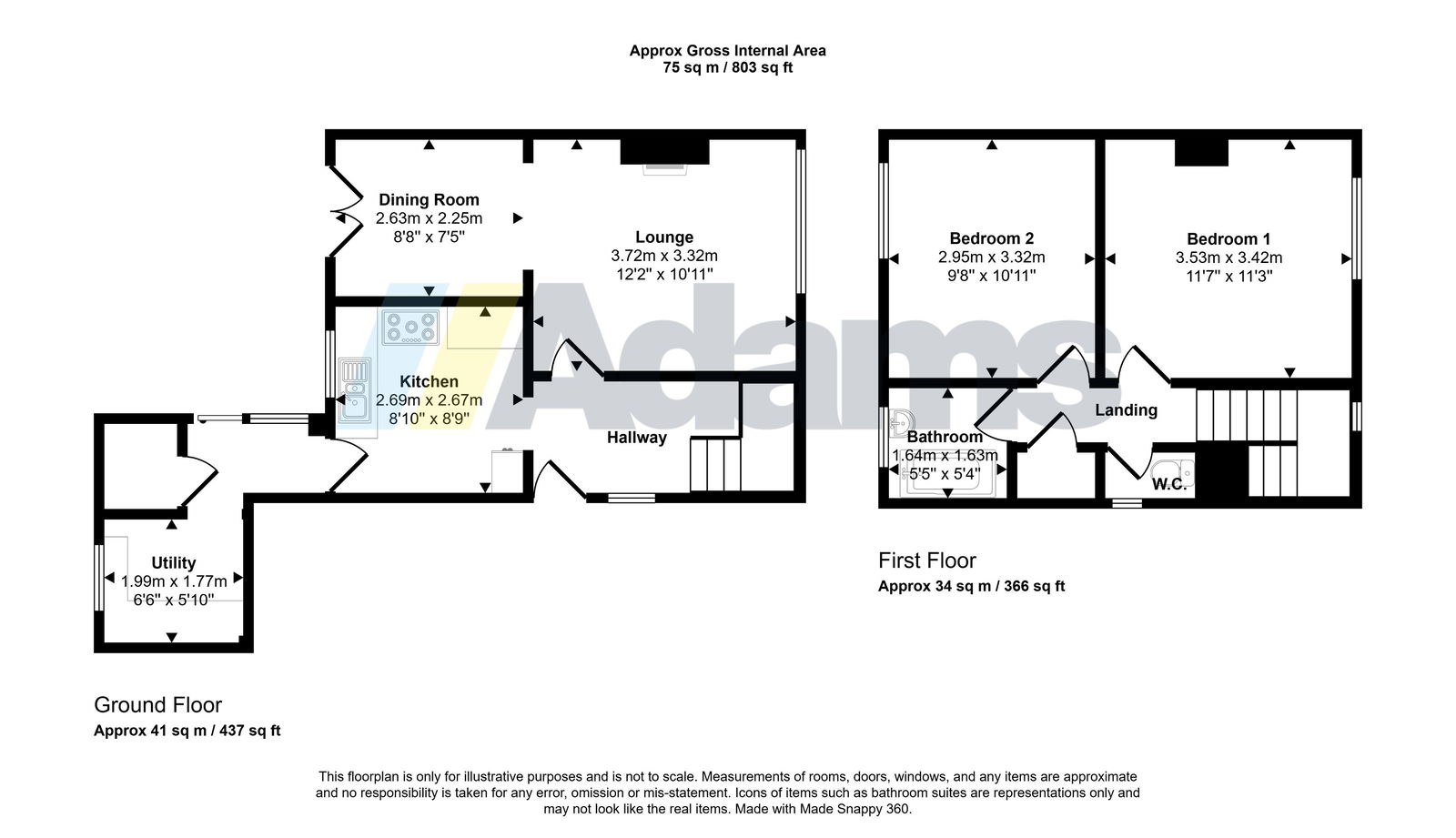 1, Tildsley Crescent, Runcorn floorplan